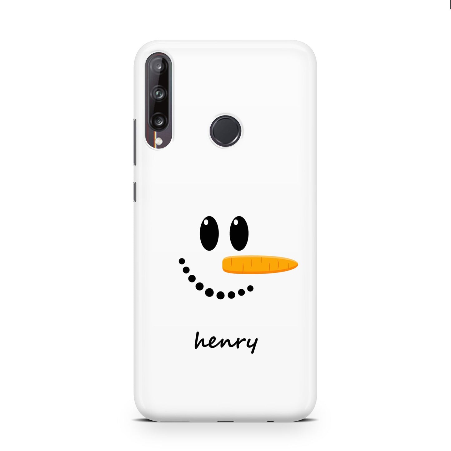 Personalised Snowman Huawei P40 Lite E Phone Case