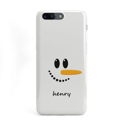 Personalised Snowman OnePlus Case