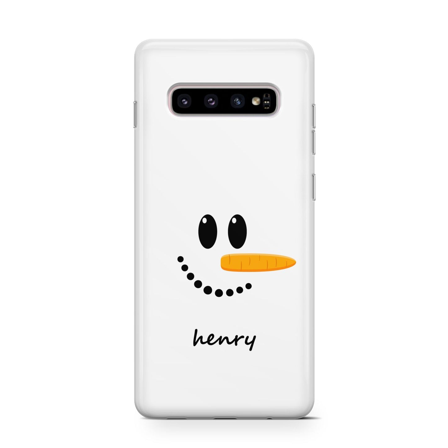 Personalised Snowman Protective Samsung Galaxy Case