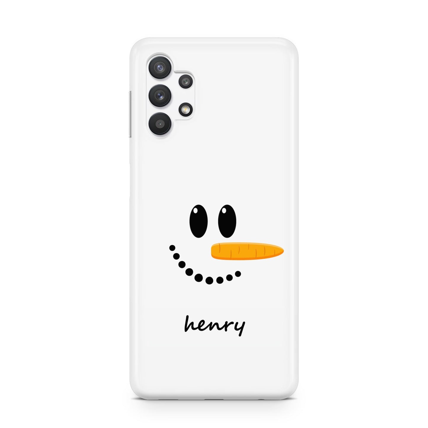 Personalised Snowman Samsung A32 5G Case