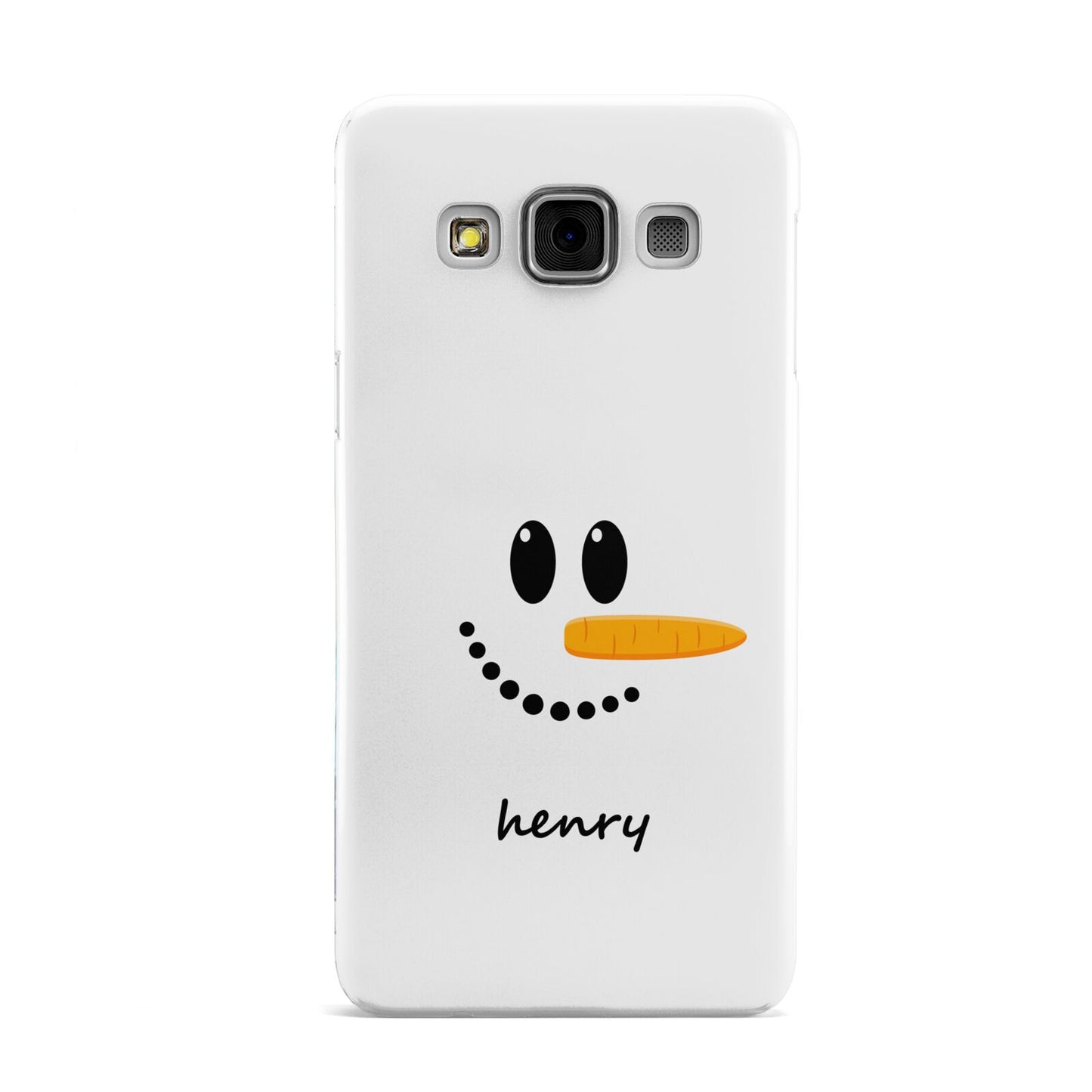 Personalised Snowman Samsung Galaxy A3 Case