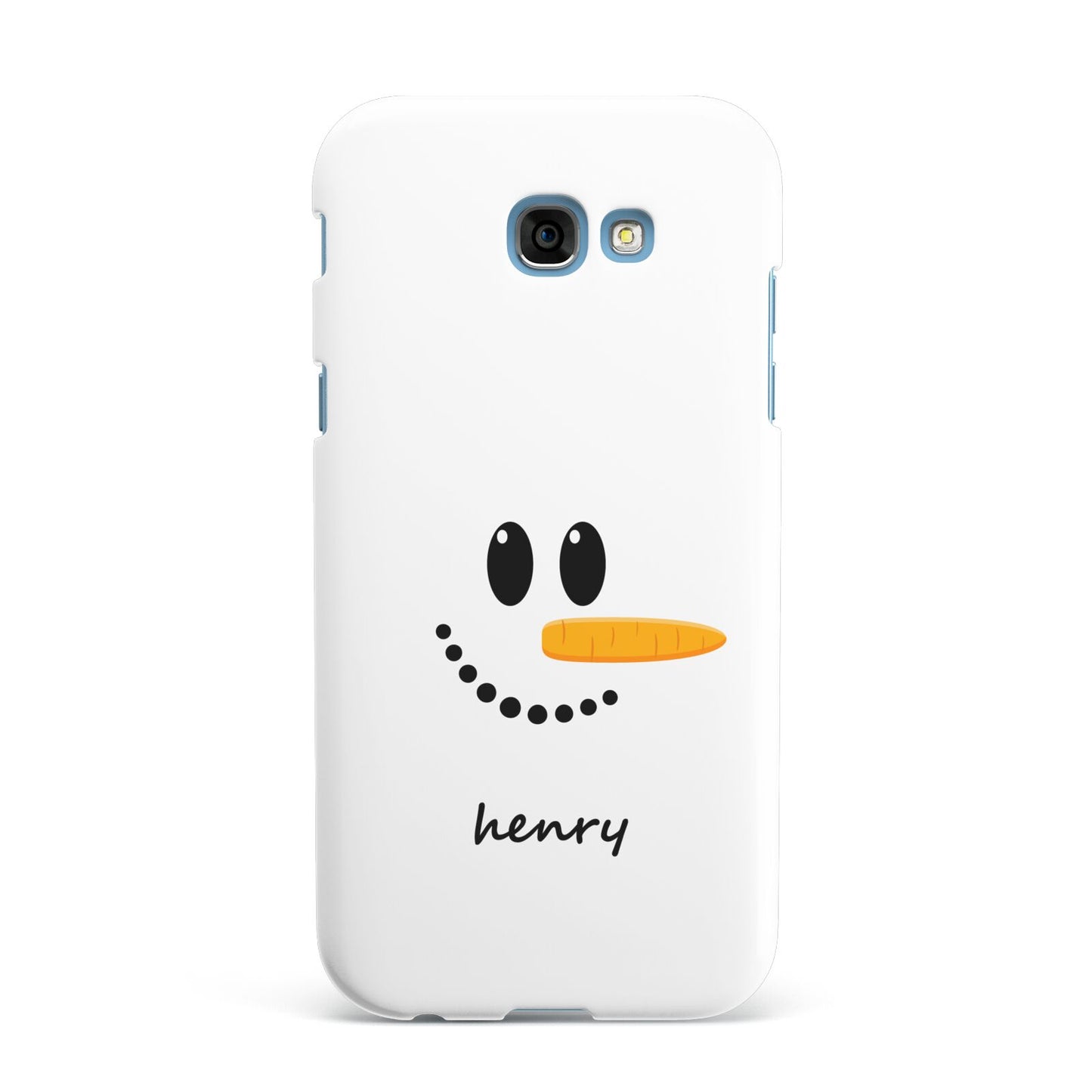 Personalised Snowman Samsung Galaxy A7 2017 Case