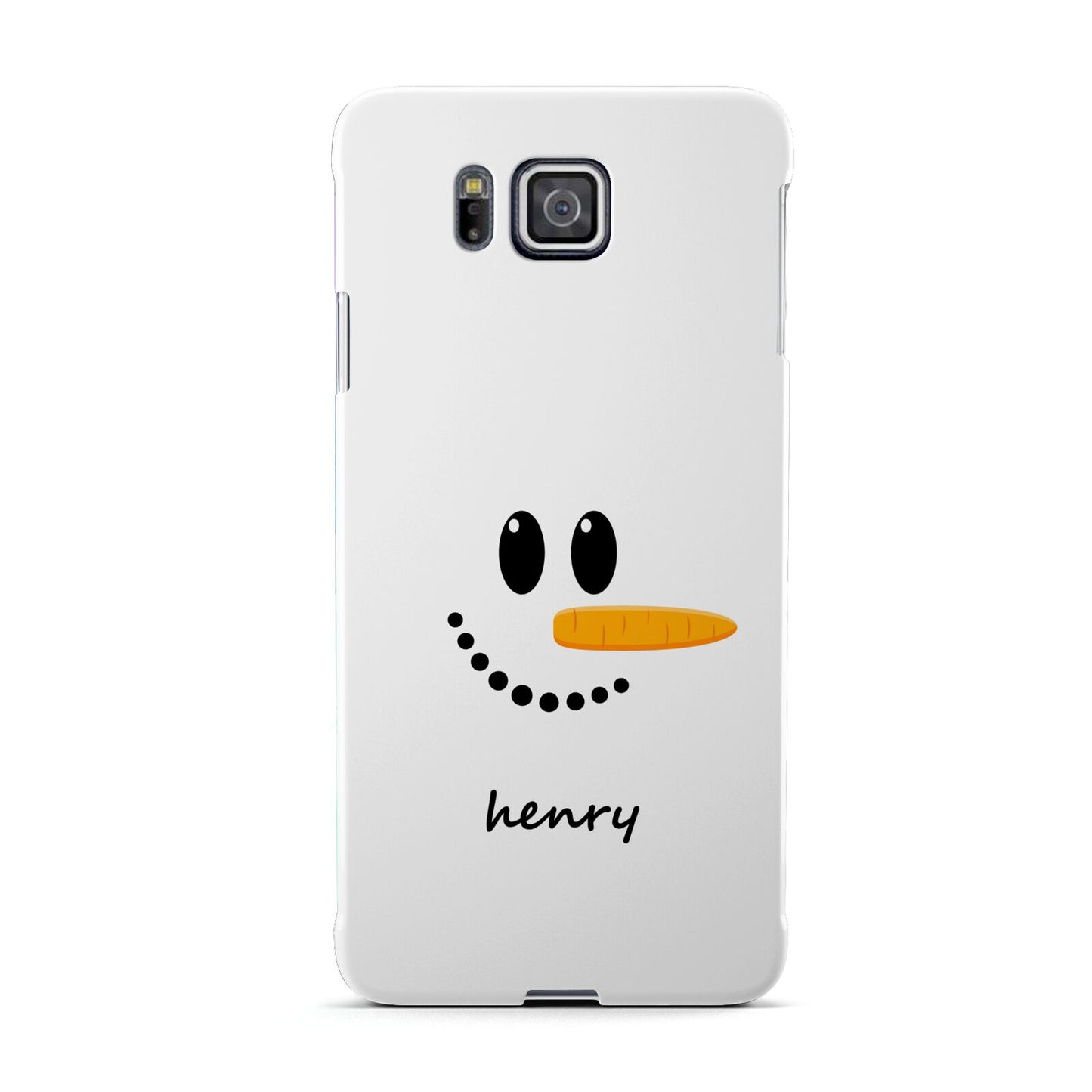 Personalised Snowman Samsung Galaxy Alpha Case