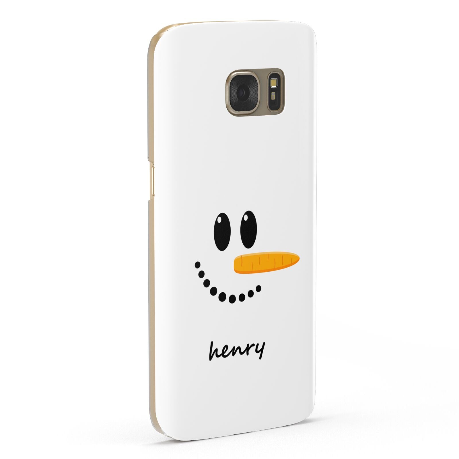 Personalised Snowman Samsung Galaxy Case Fourty Five Degrees