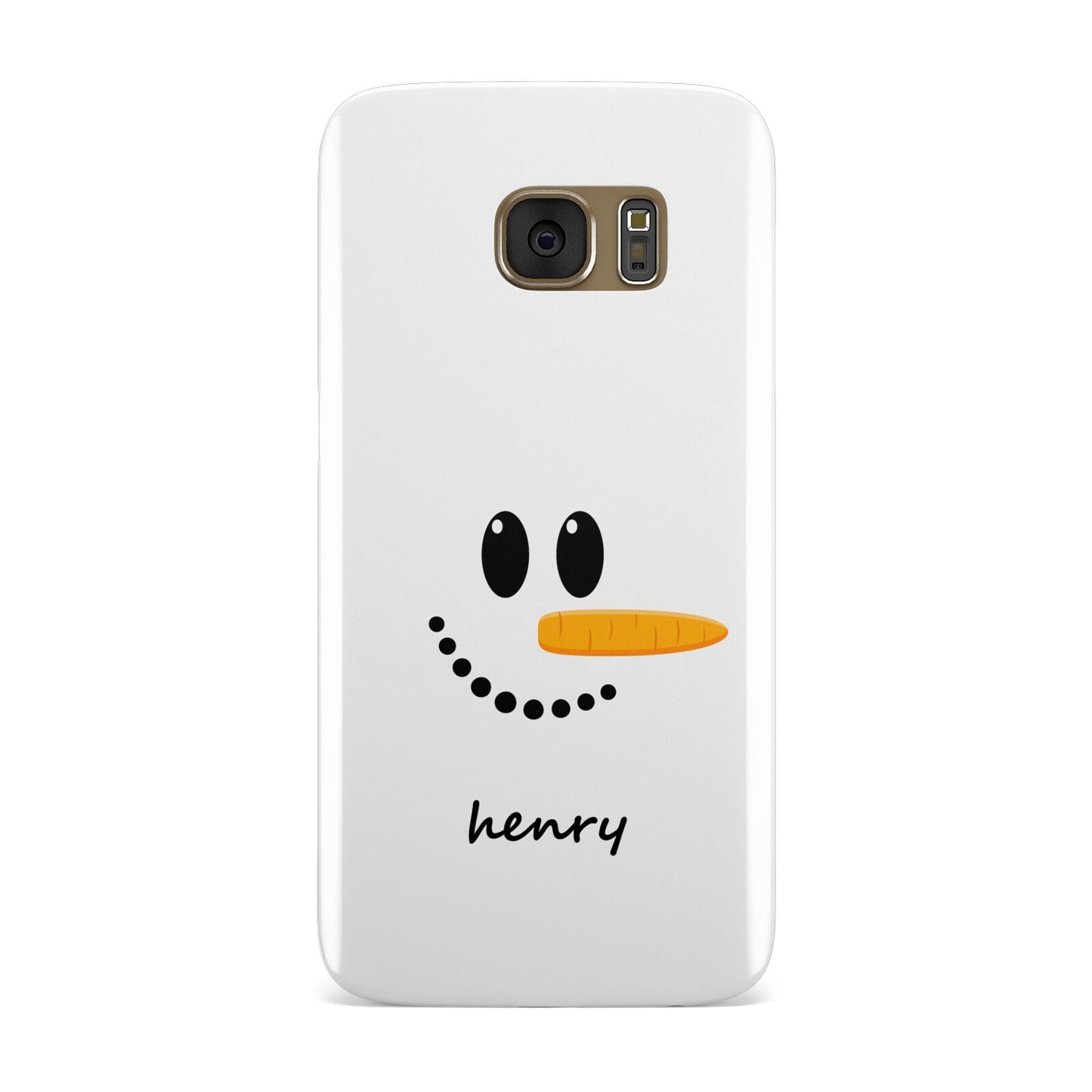 Personalised Snowman Samsung Galaxy Case