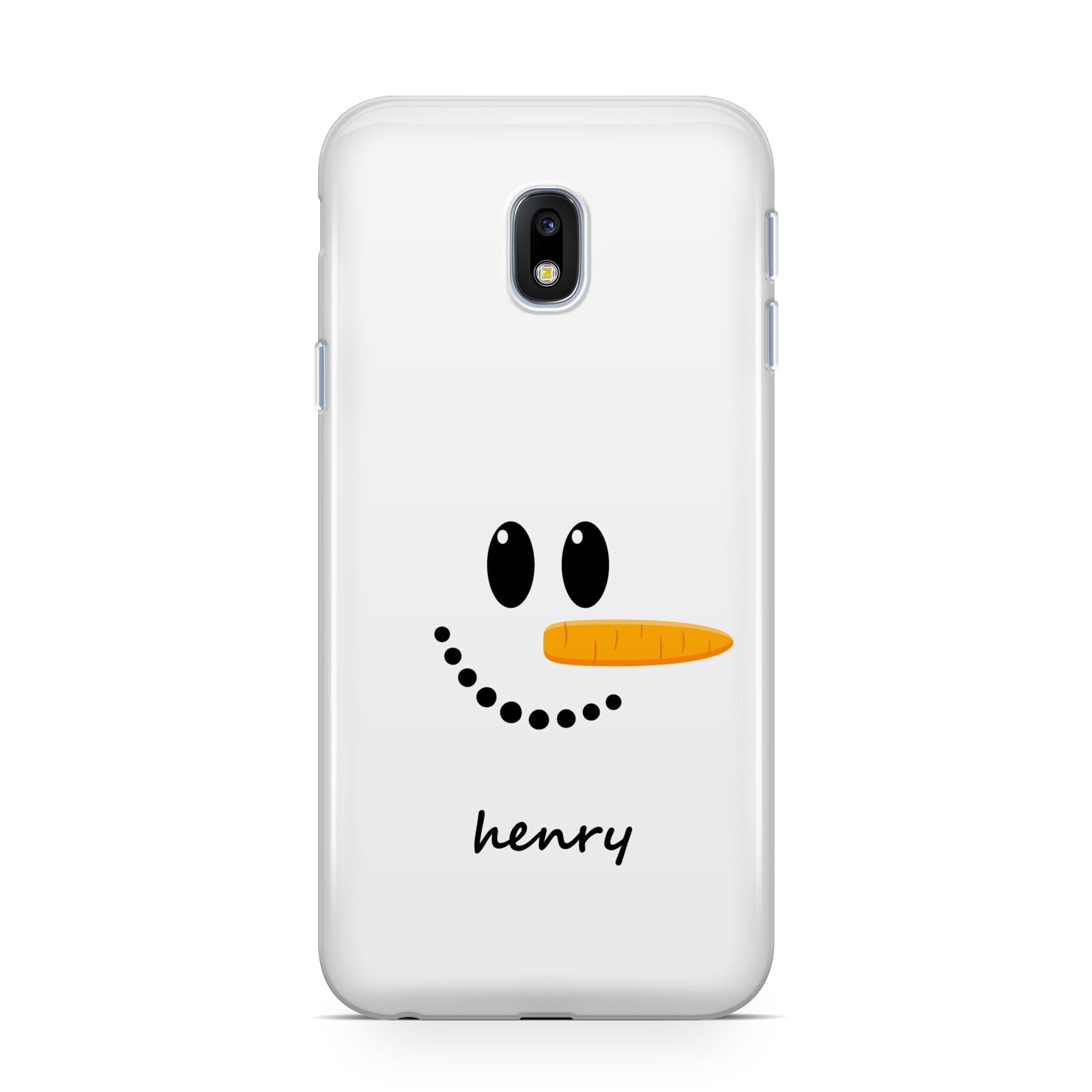 Personalised Snowman Samsung Galaxy J3 2017 Case