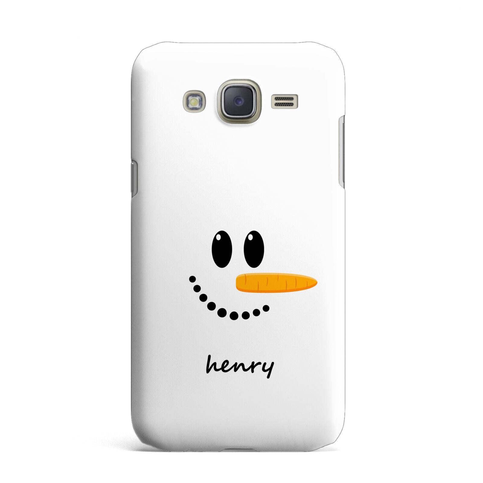 Personalised Snowman Samsung Galaxy J7 Case