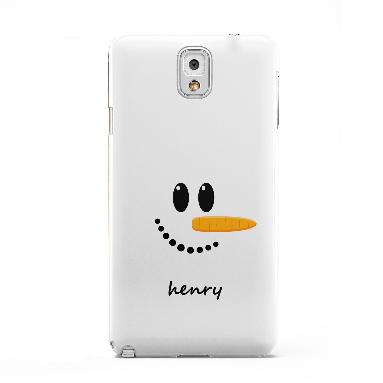 Personalised Snowman Samsung Galaxy Note 3 Case