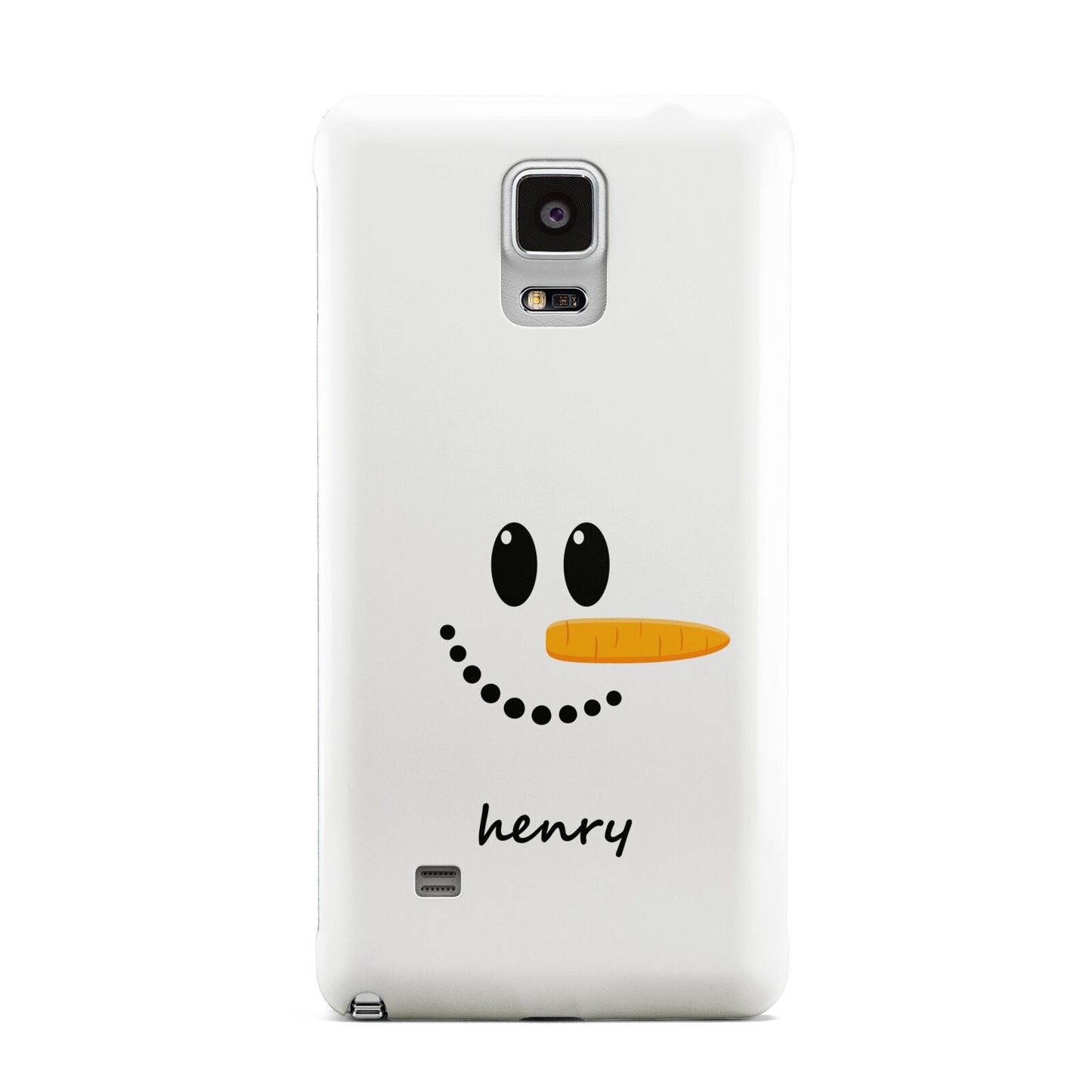 Personalised Snowman Samsung Galaxy Note 4 Case