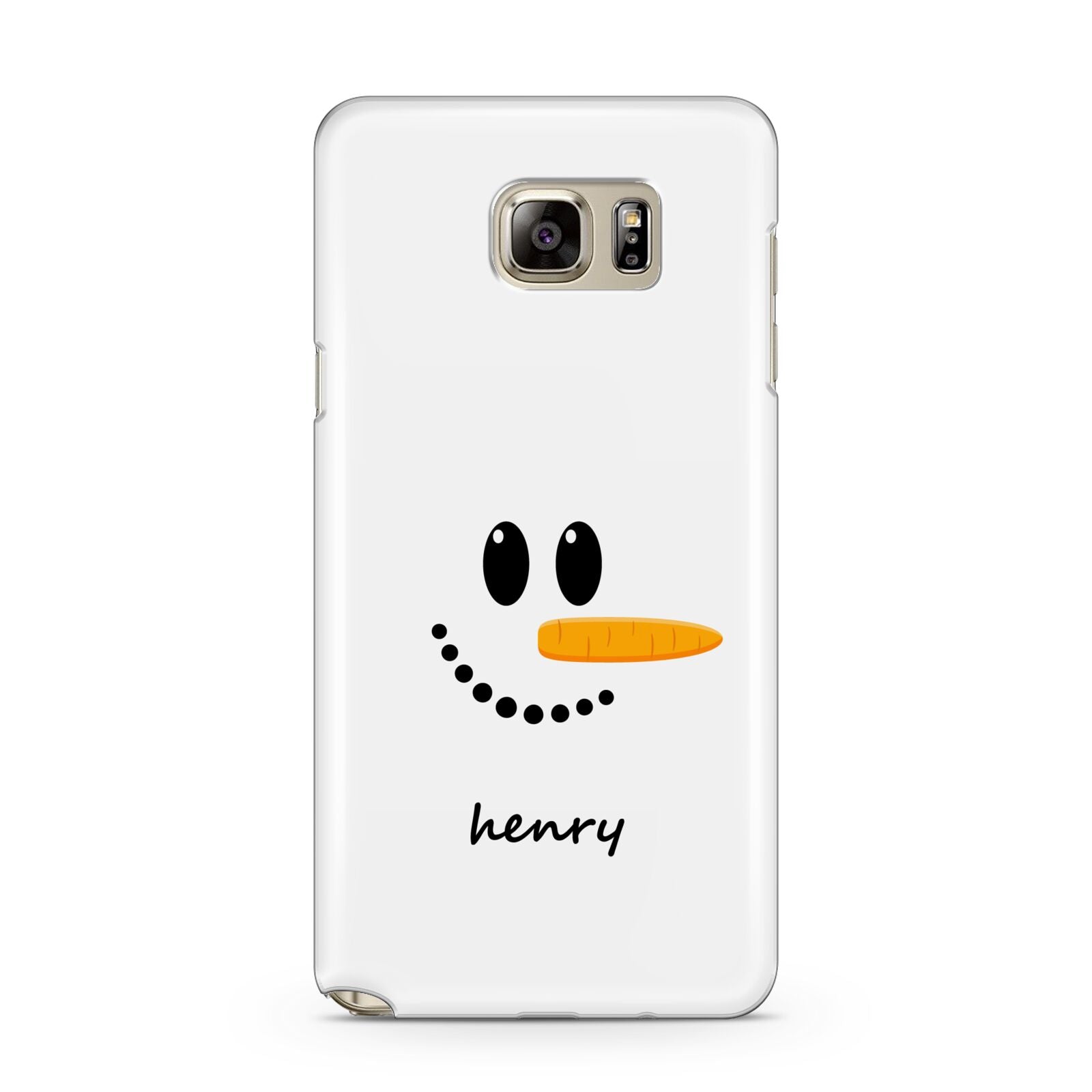 Personalised Snowman Samsung Galaxy Note 5 Case