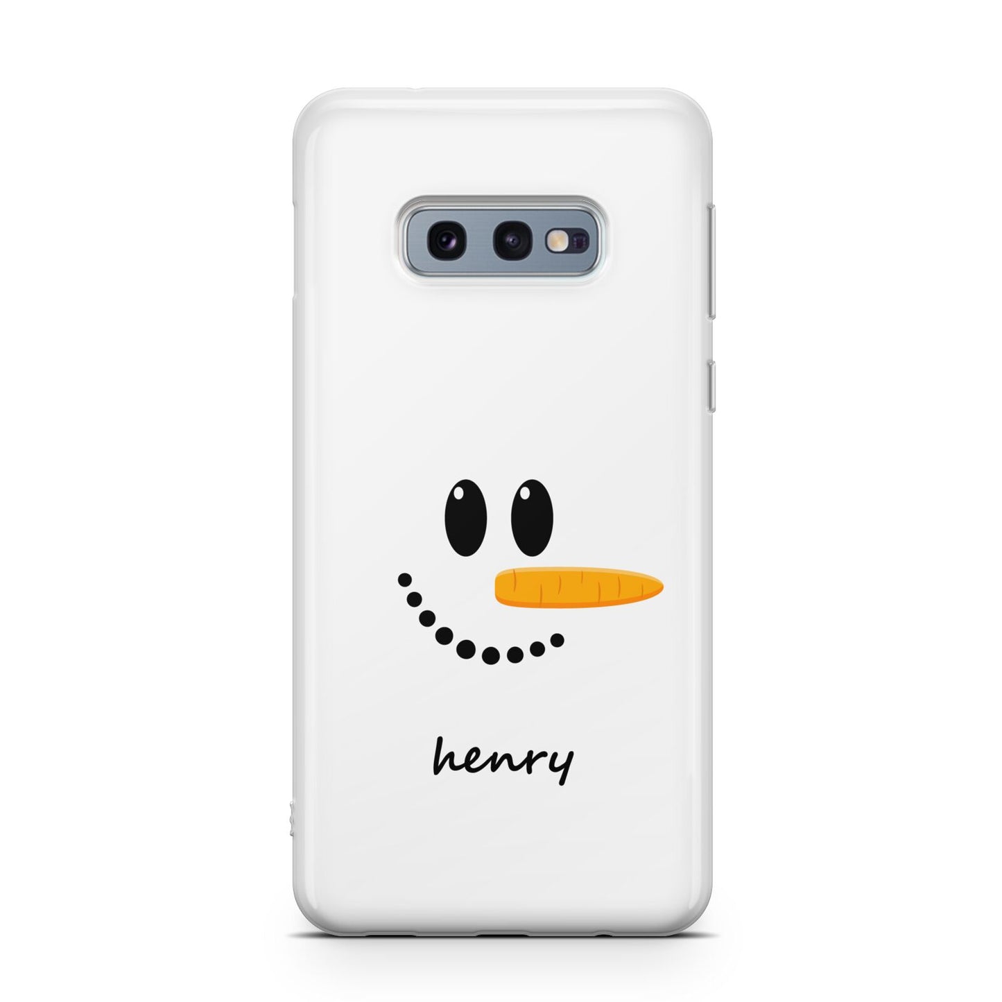 Personalised Snowman Samsung Galaxy S10E Case