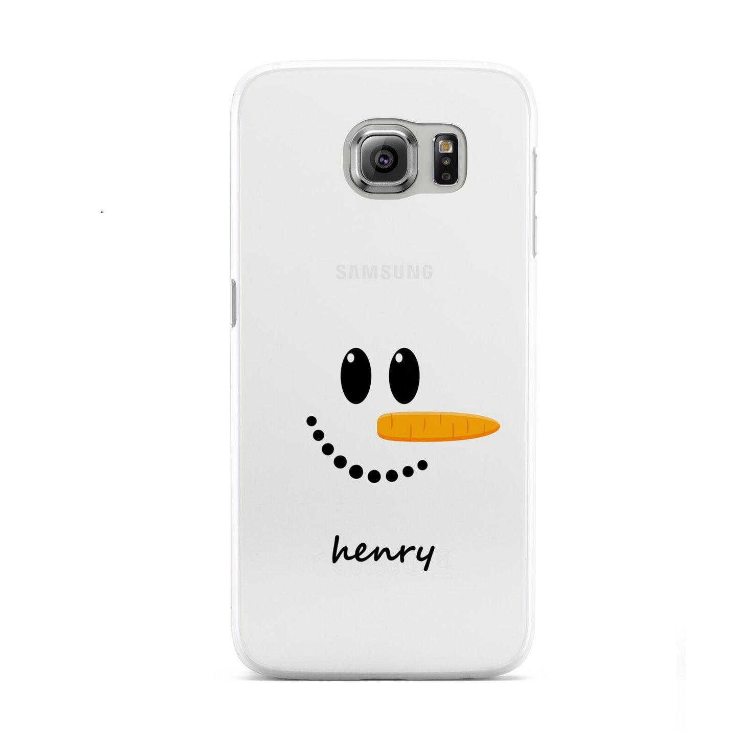 Personalised Snowman Samsung Galaxy S6 Case