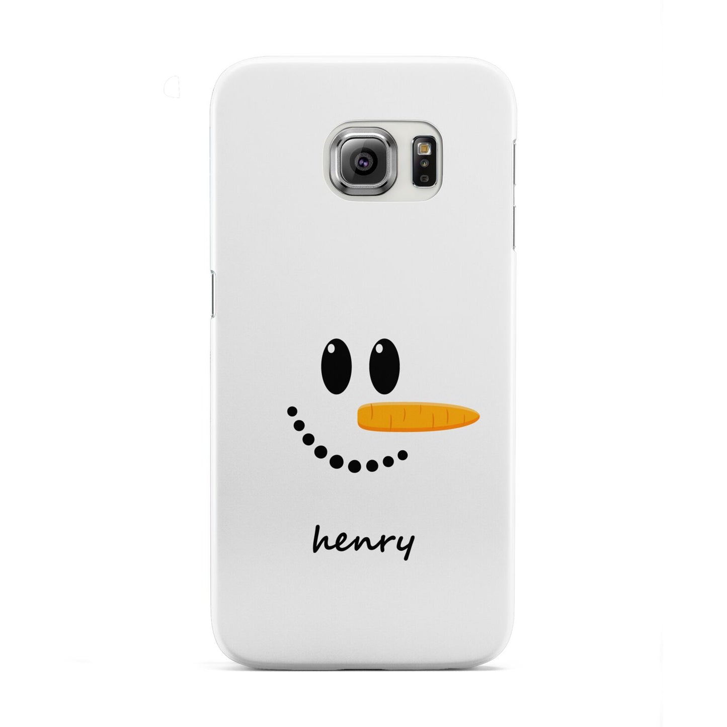 Personalised Snowman Samsung Galaxy S6 Edge Case