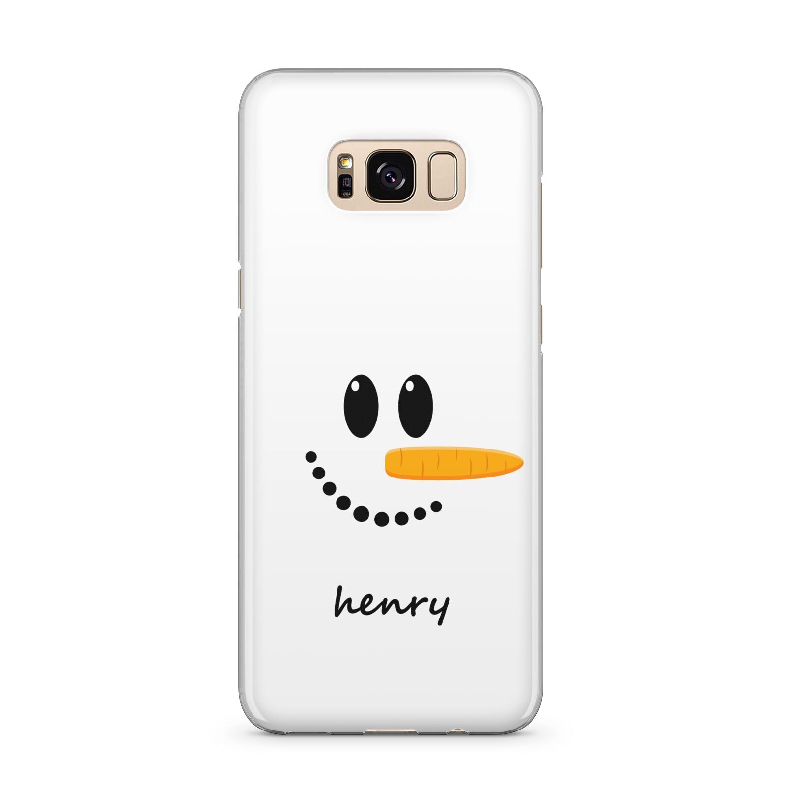 Personalised Snowman Samsung Galaxy S8 Plus Case