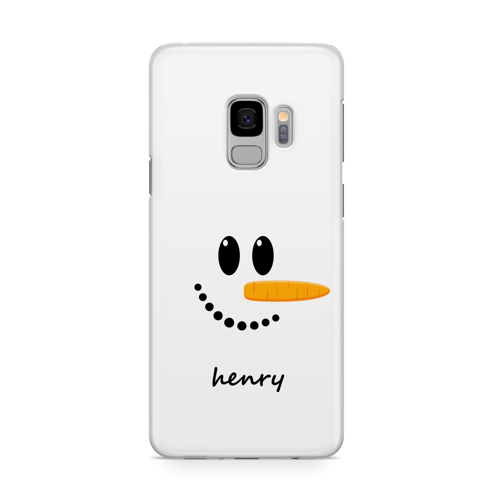 Personalised Snowman Samsung Galaxy S9 Case