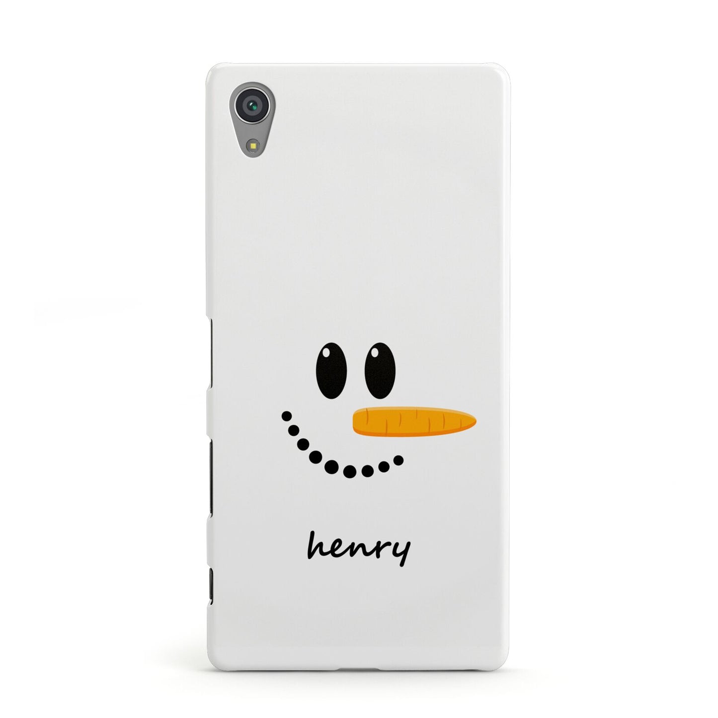 Personalised Snowman Sony Xperia Case