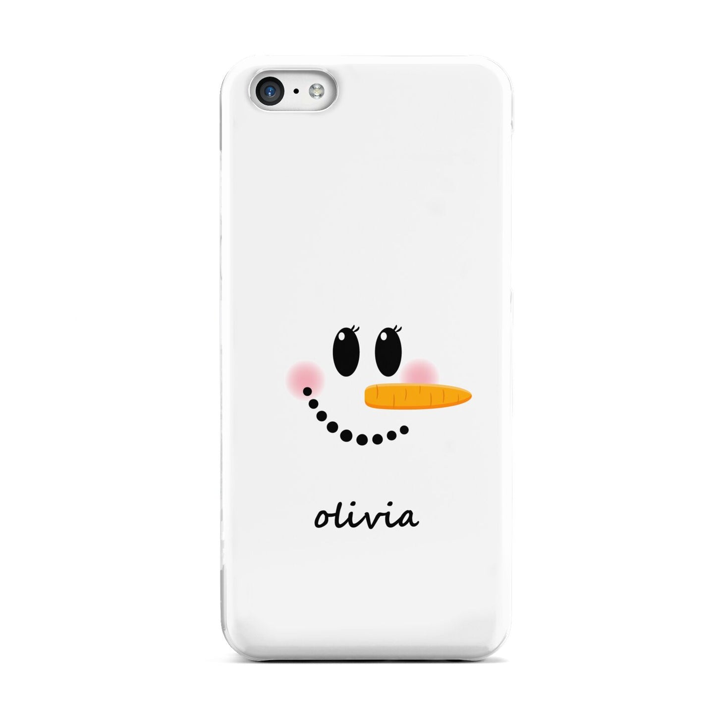 Personalised Snowwoman Apple iPhone 5c Case