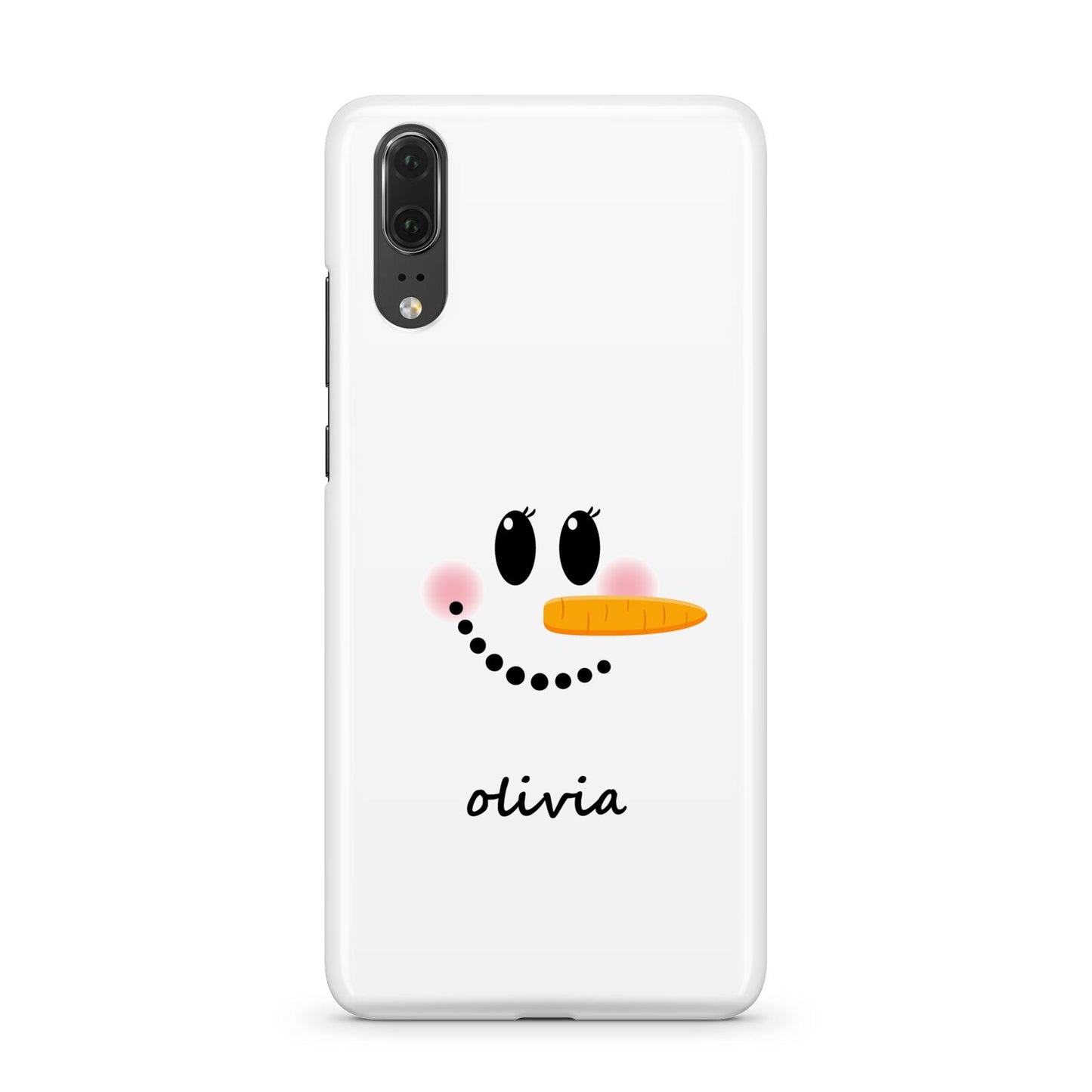 Personalised Snowwoman Huawei P20 Phone Case