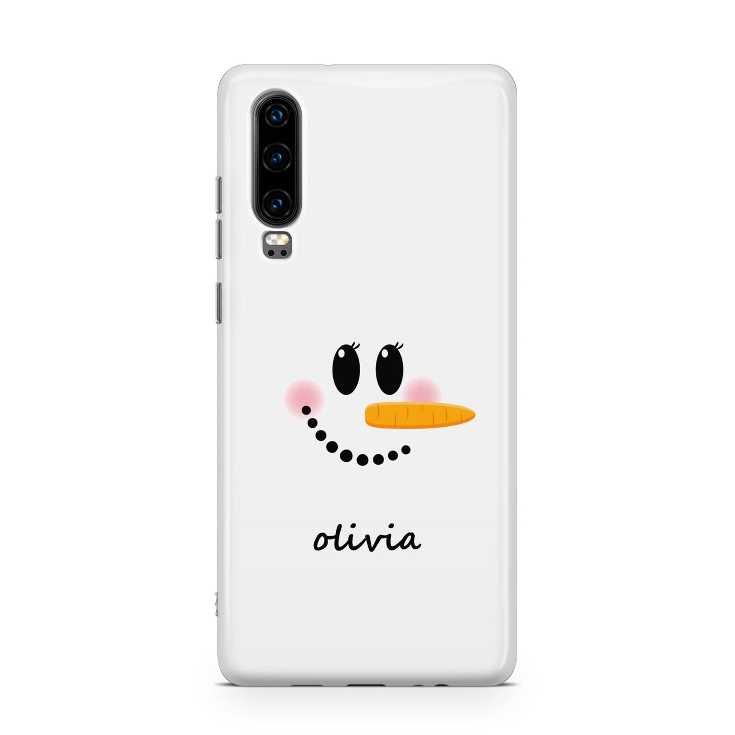 Personalised Snowwoman Huawei P30 Phone Case