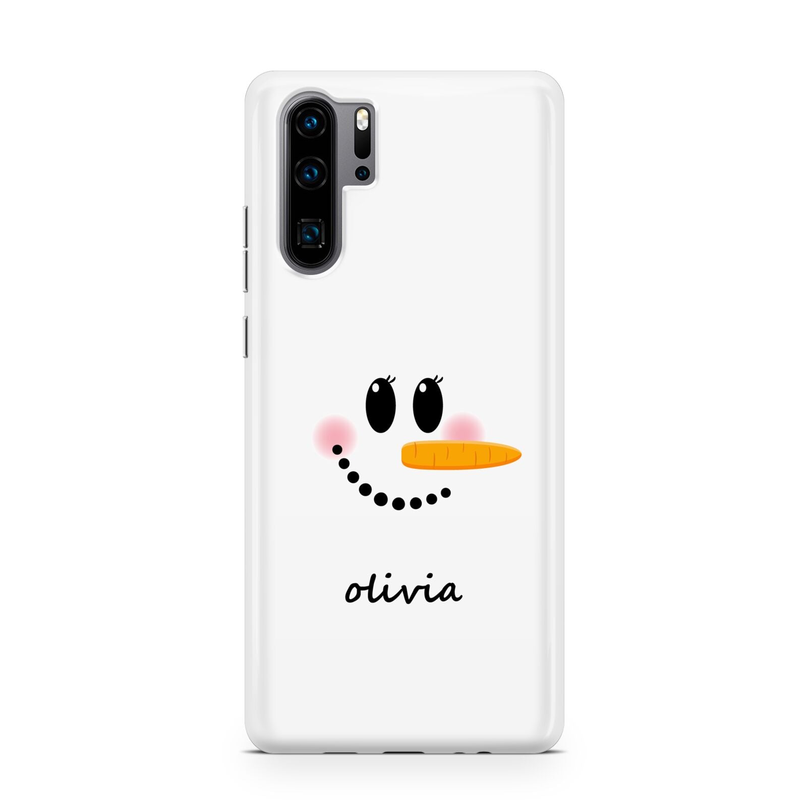 Personalised Snowwoman Huawei P30 Pro Phone Case