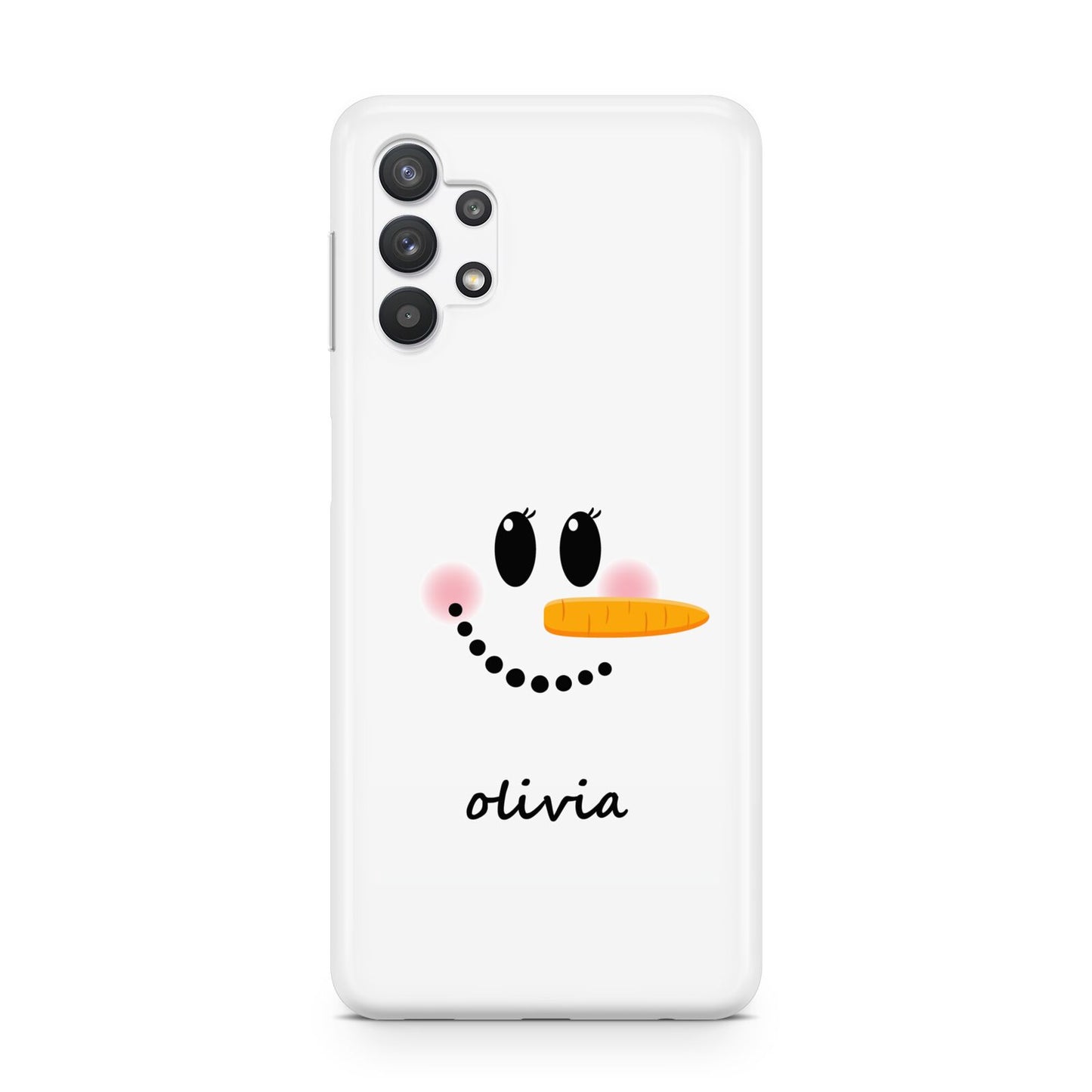 Personalised Snowwoman Samsung A32 5G Case