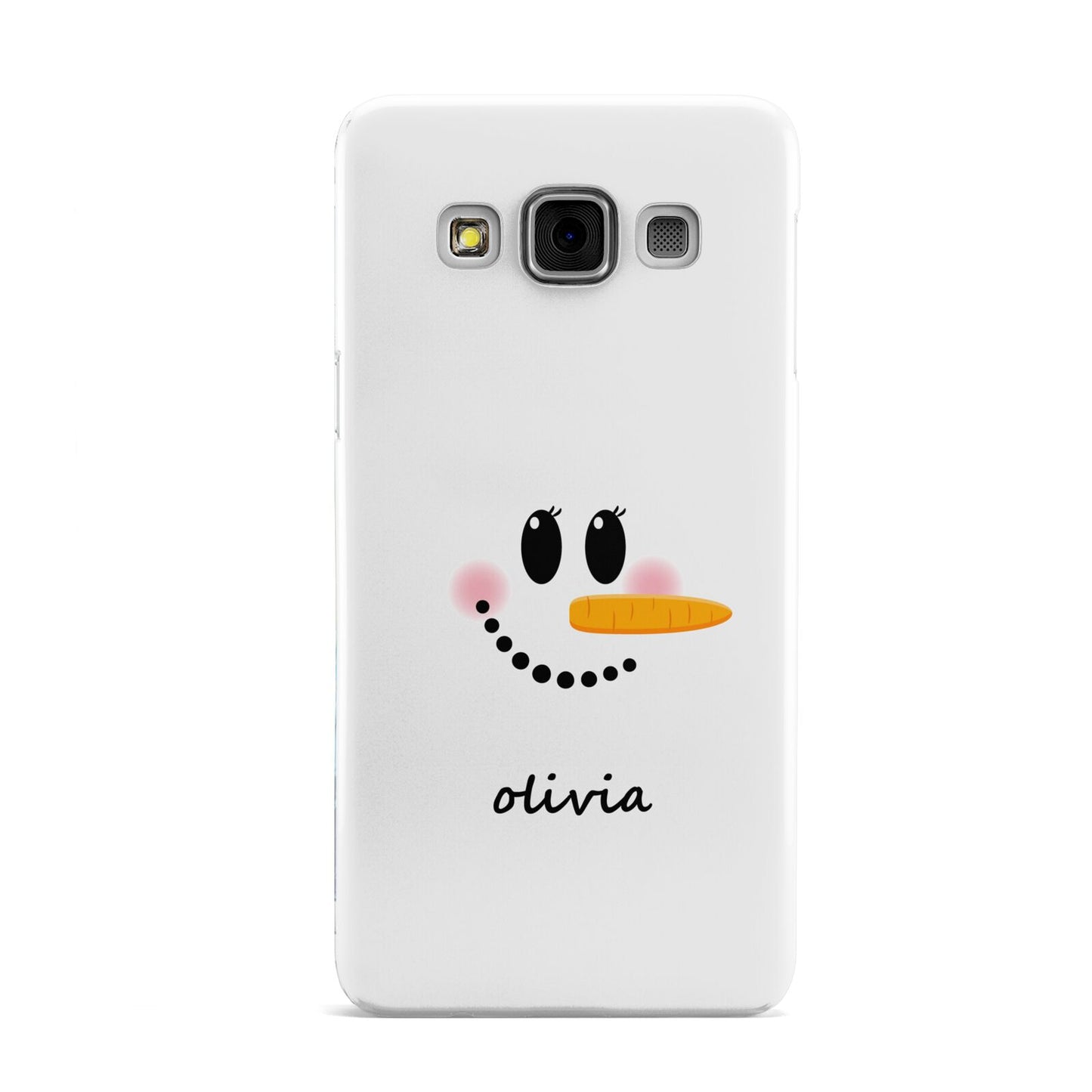 Personalised Snowwoman Samsung Galaxy A3 Case