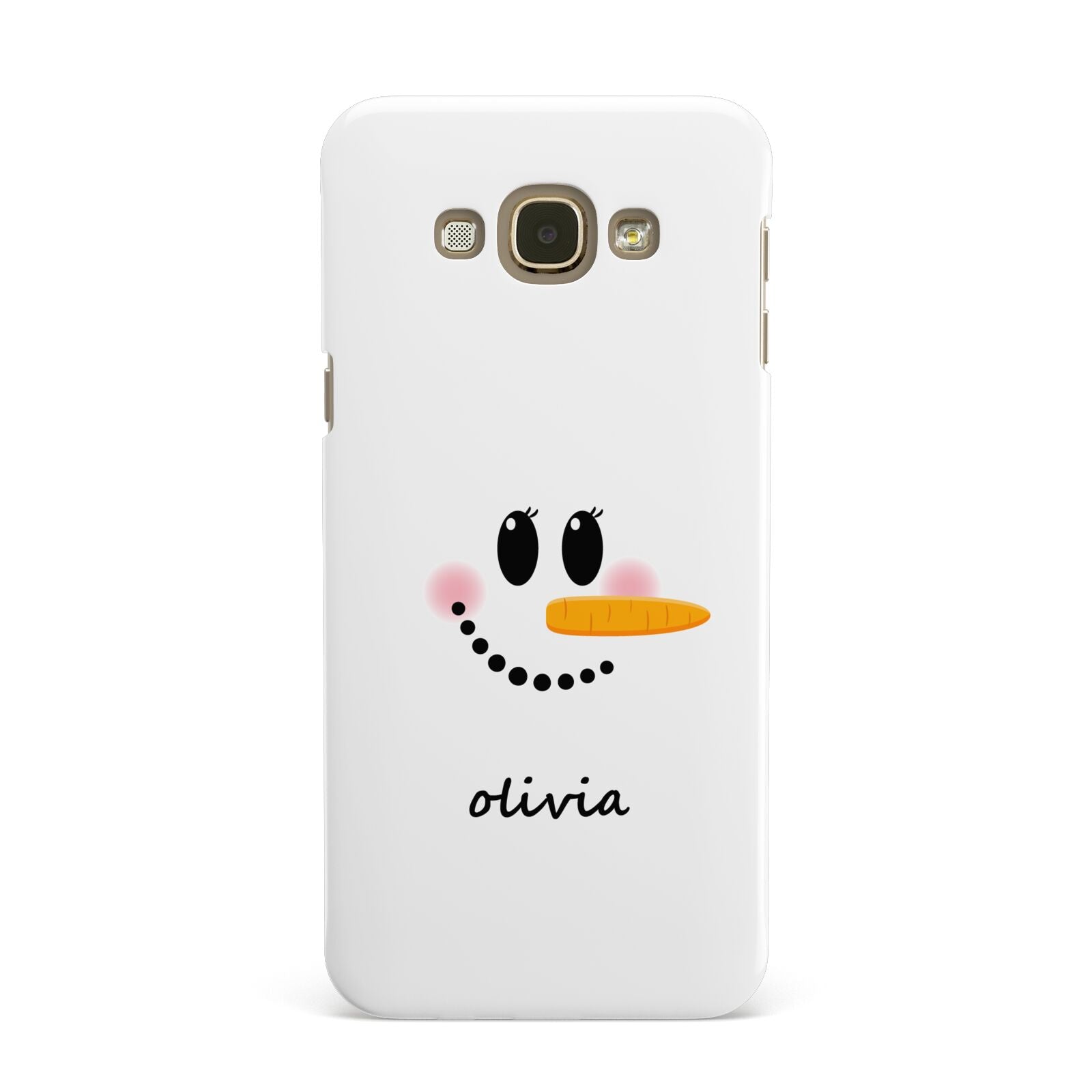 Personalised Snowwoman Samsung Galaxy A8 Case