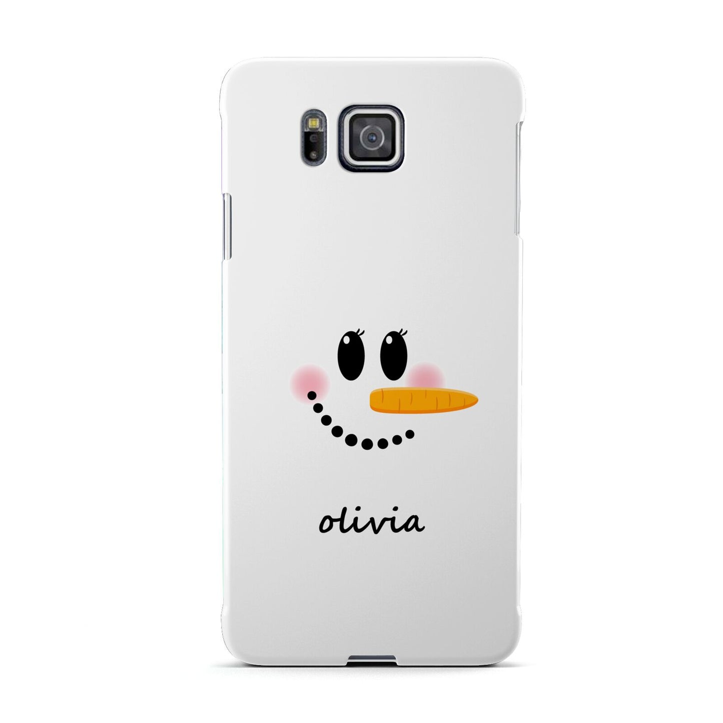 Personalised Snowwoman Samsung Galaxy Alpha Case