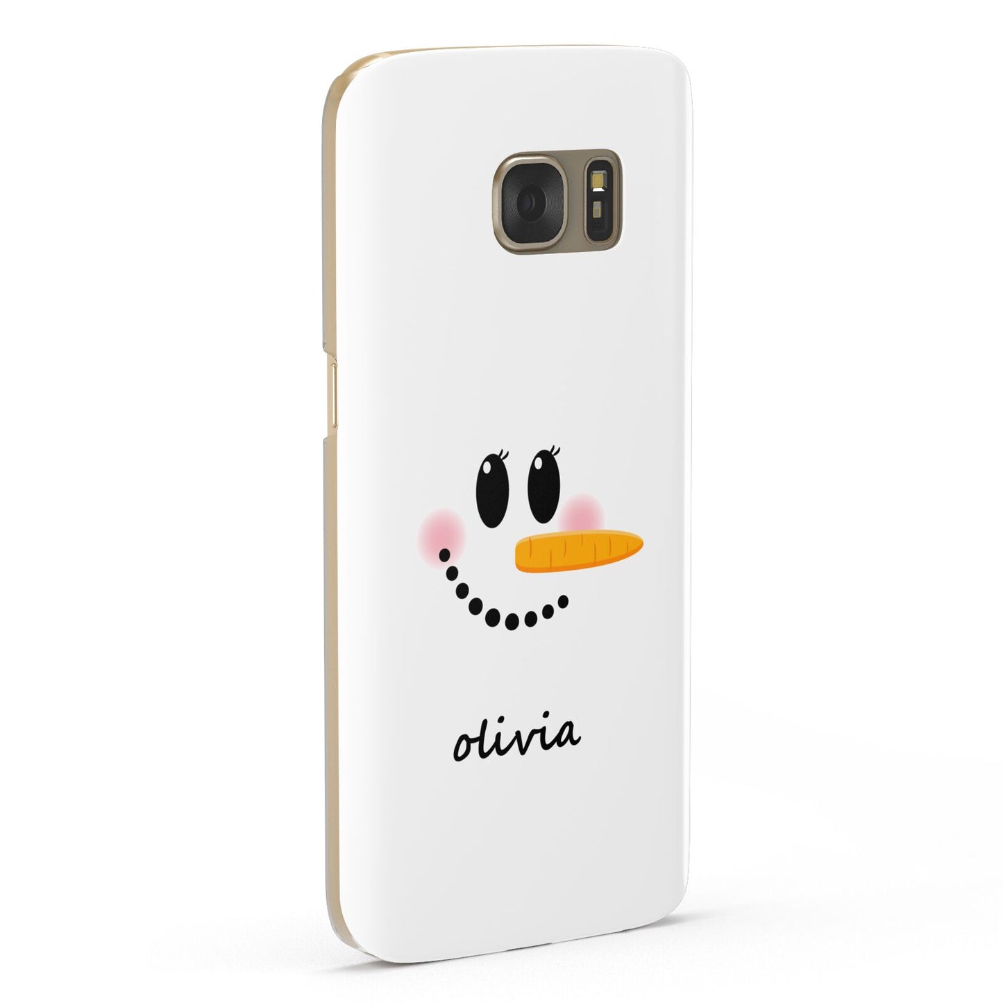 Personalised Snowwoman Samsung Galaxy Case Fourty Five Degrees