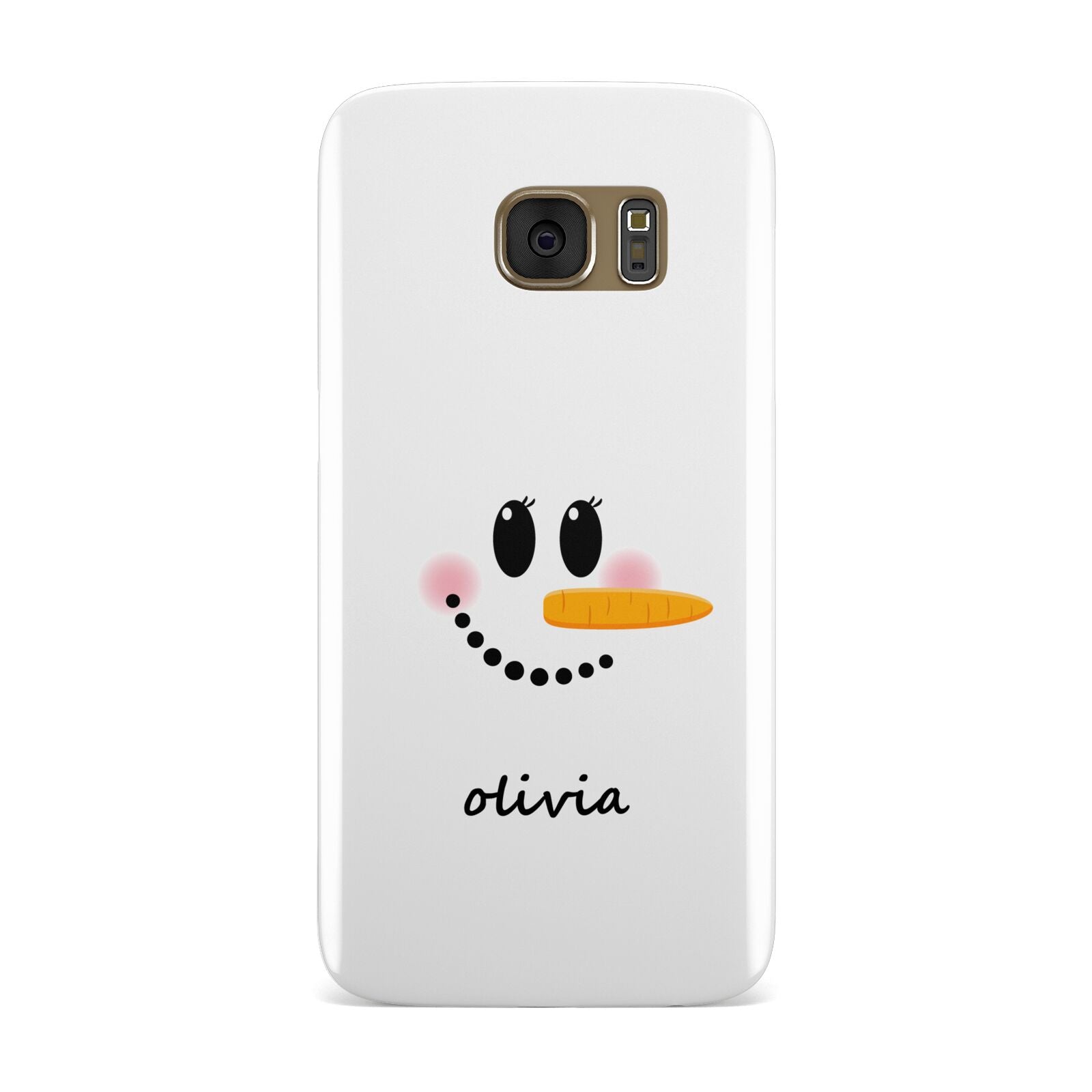 Personalised Snowwoman Samsung Galaxy Case