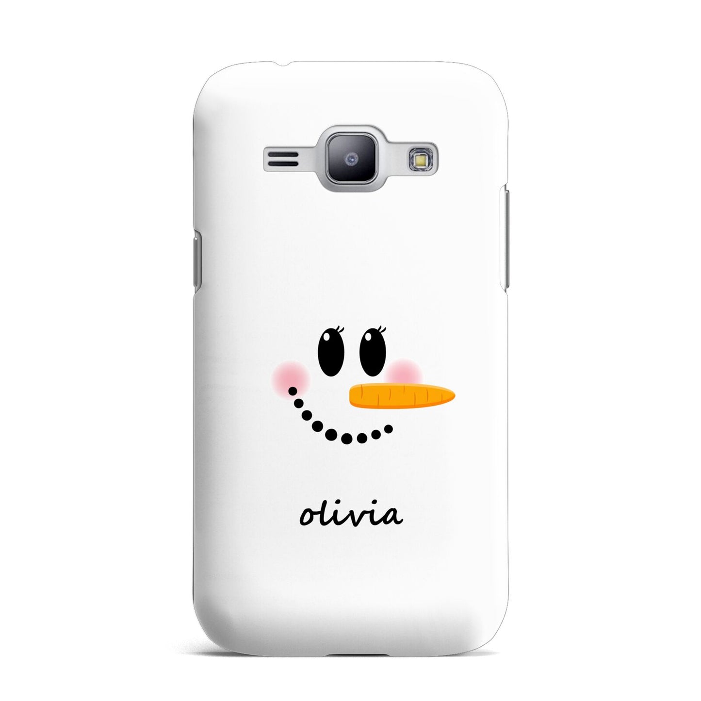 Personalised Snowwoman Samsung Galaxy J1 2015 Case