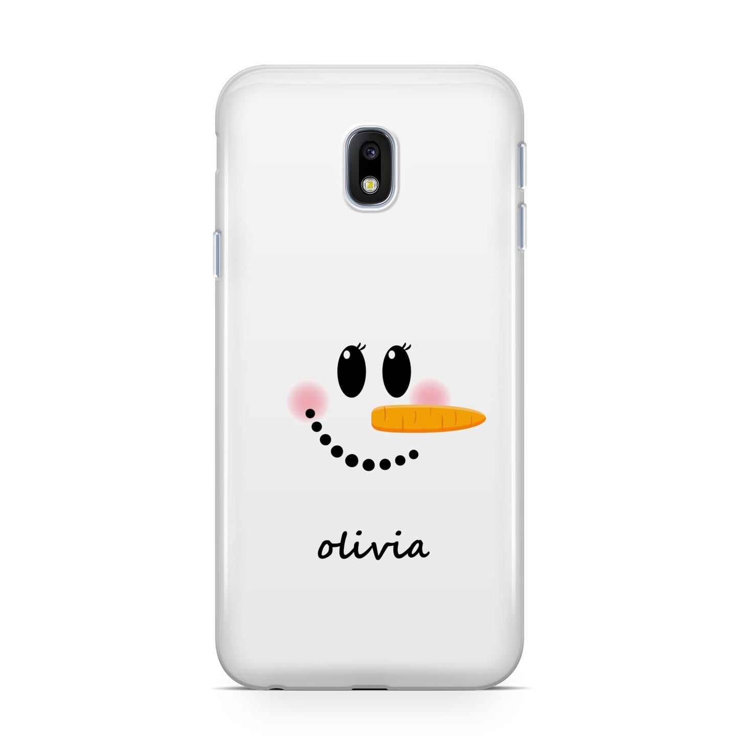 Personalised Snowwoman Samsung Galaxy J3 2017 Case