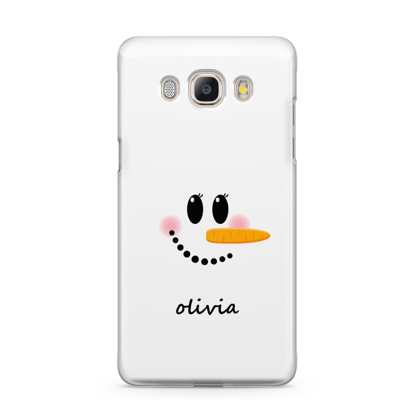 Personalised Snowwoman Samsung Galaxy J5 2016 Case