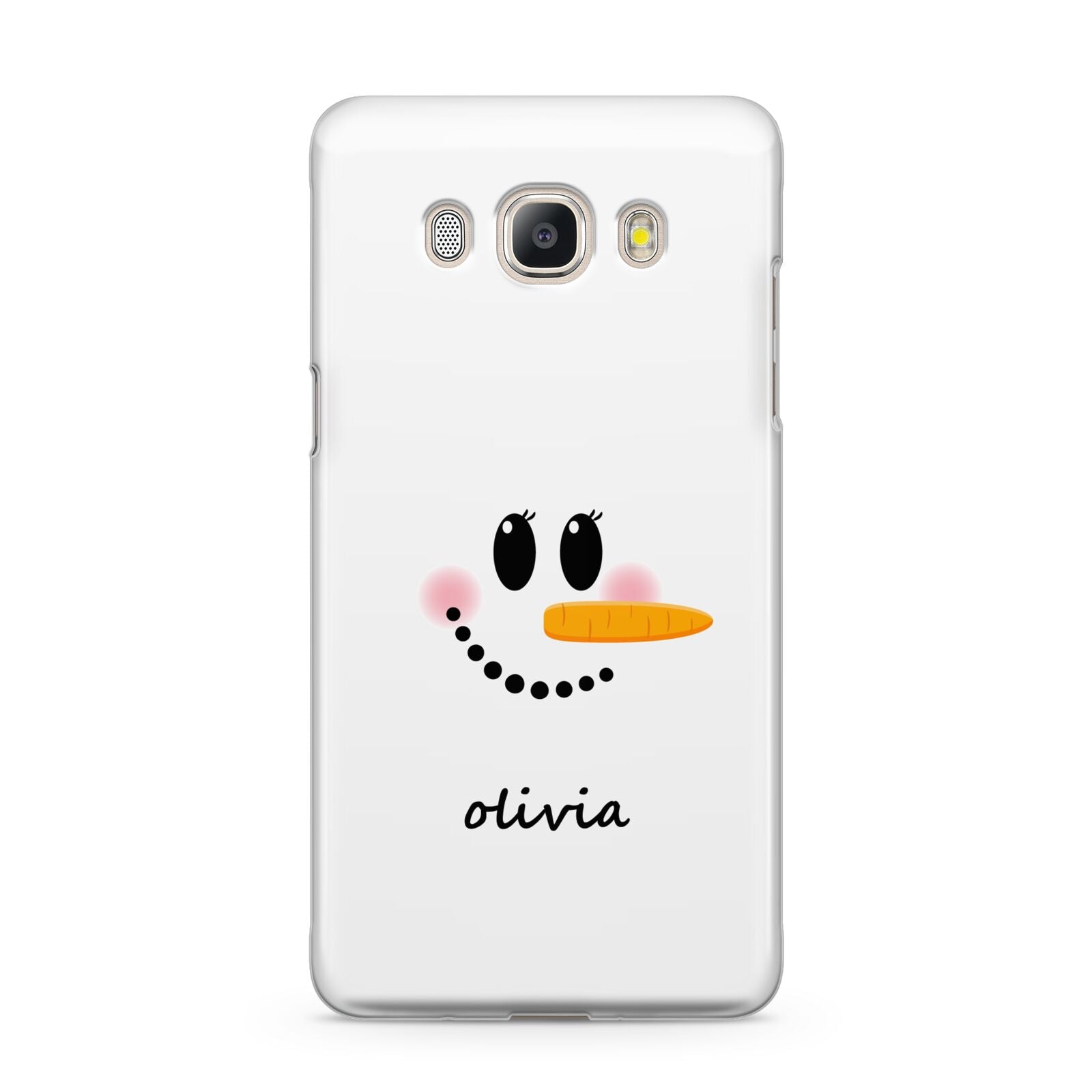 Personalised Snowwoman Samsung Galaxy J5 2016 Case