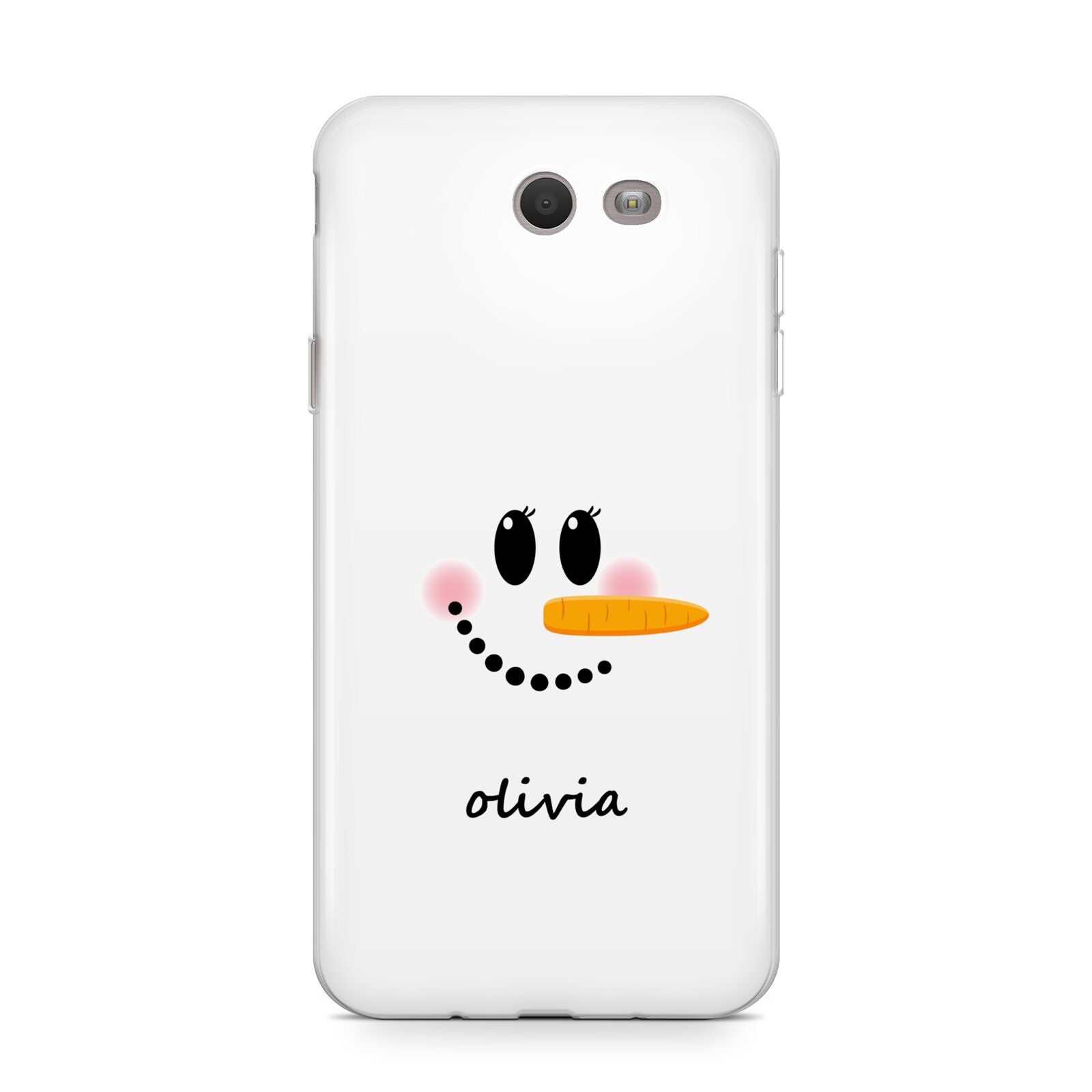 Personalised Snowwoman Samsung Galaxy J7 2017 Case