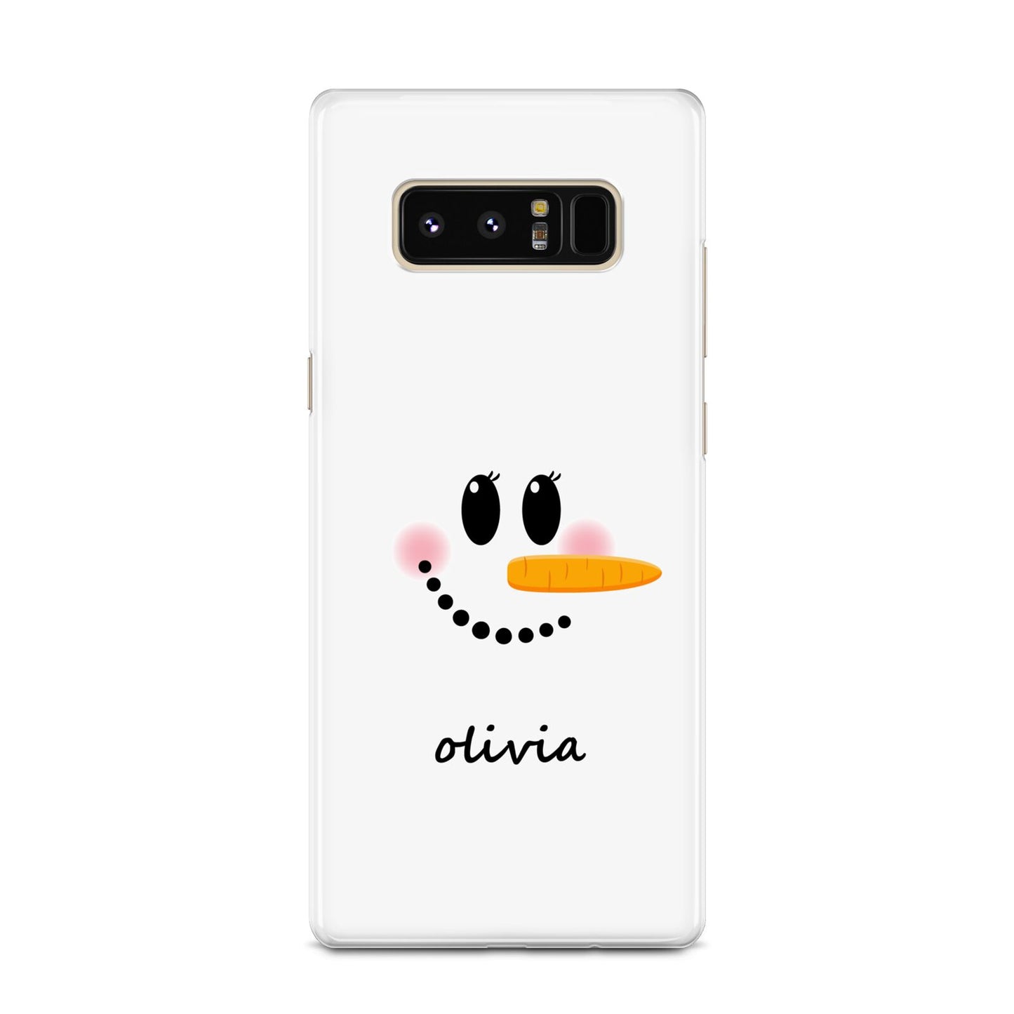 Personalised Snowwoman Samsung Galaxy Note 8 Case