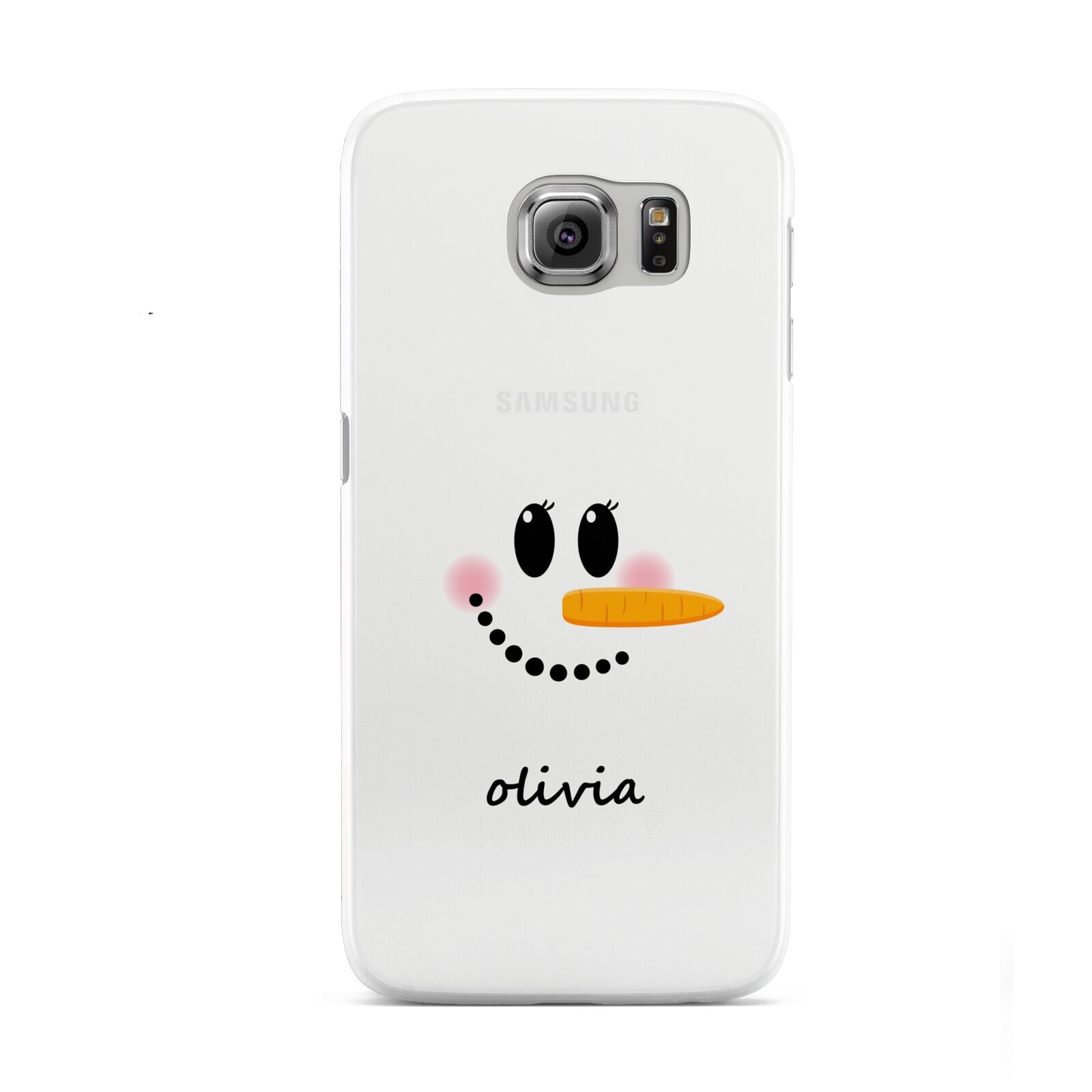 Personalised Snowwoman Samsung Galaxy S6 Case