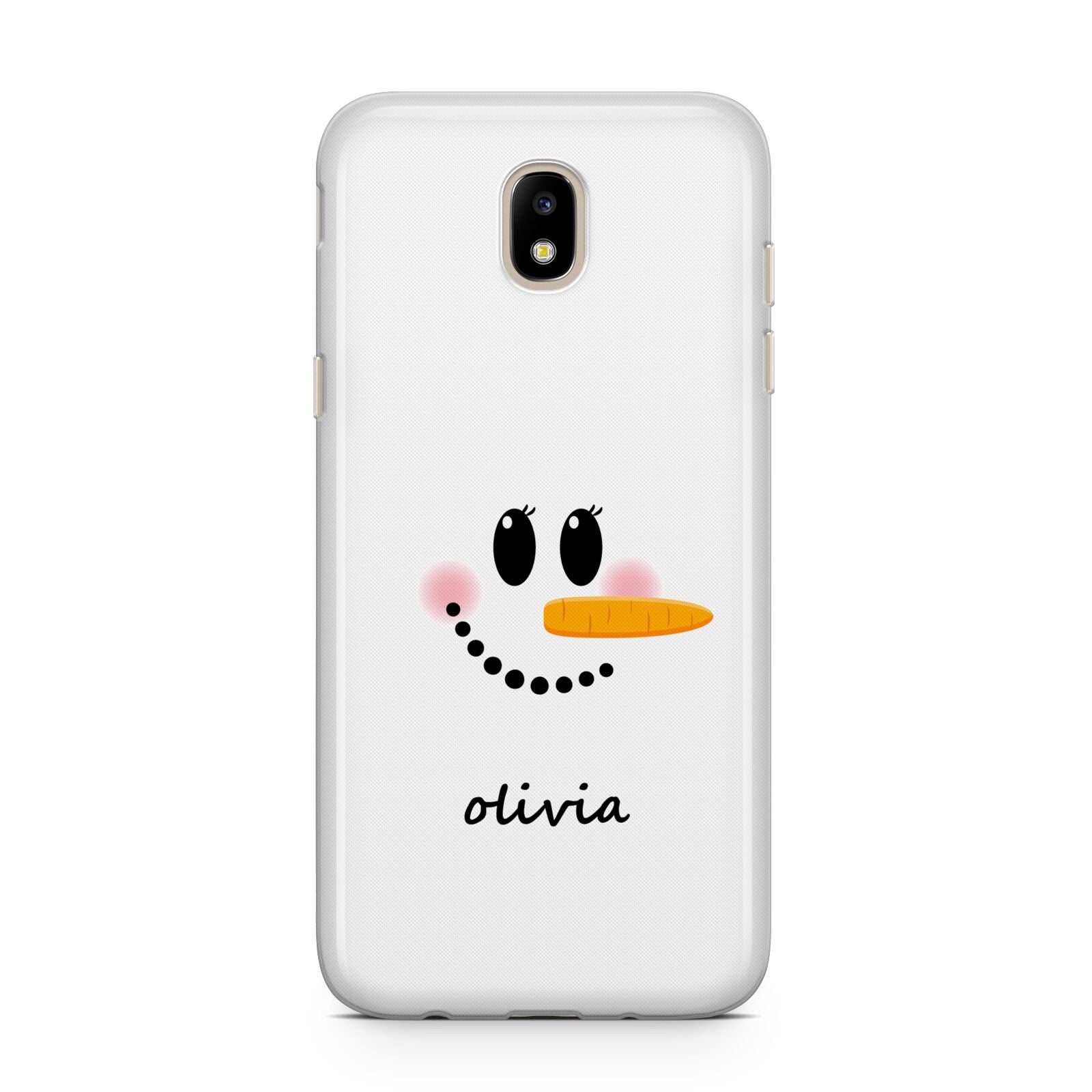 Personalised Snowwoman Samsung J5 2017 Case