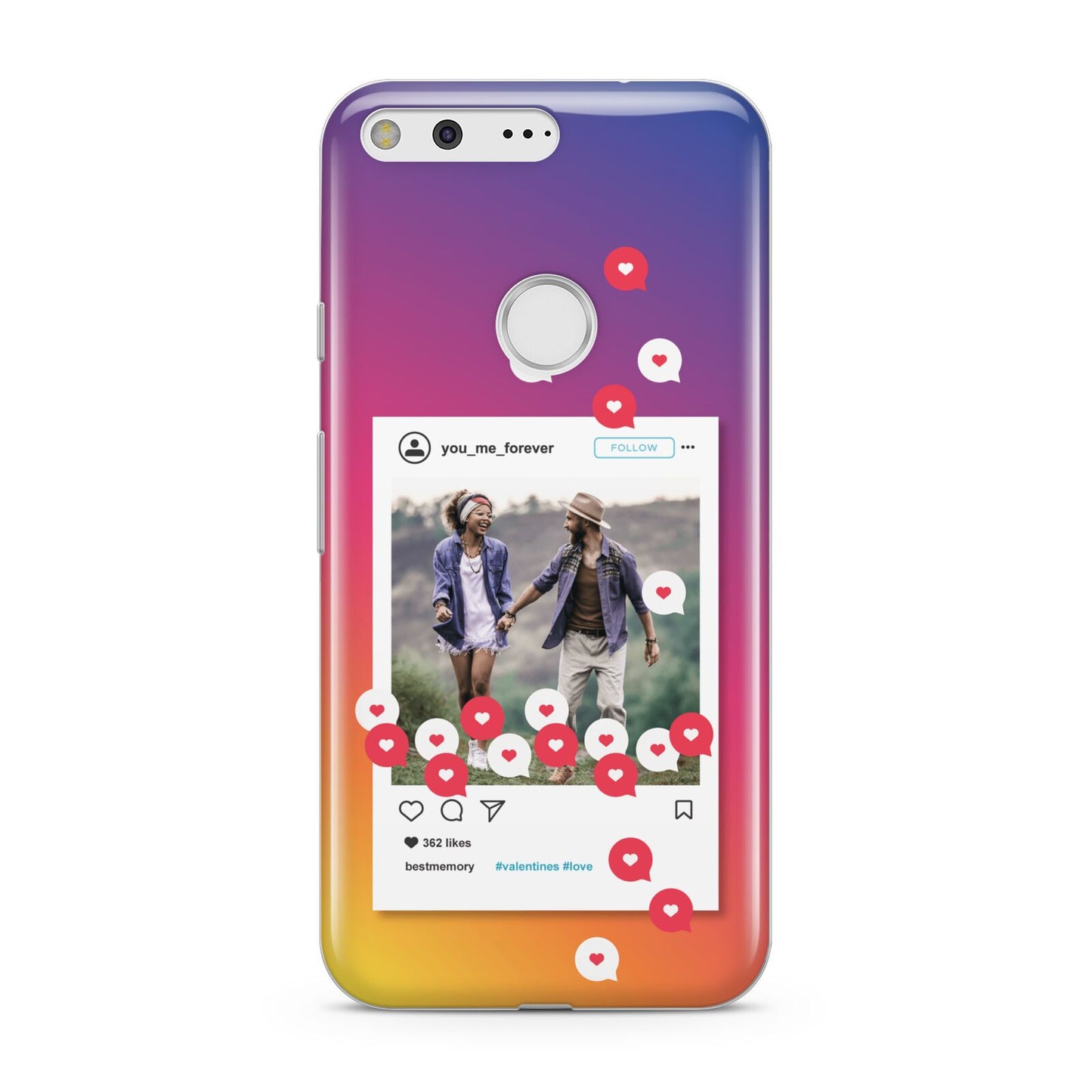 Personalised Social Media Photo Google Pixel Case