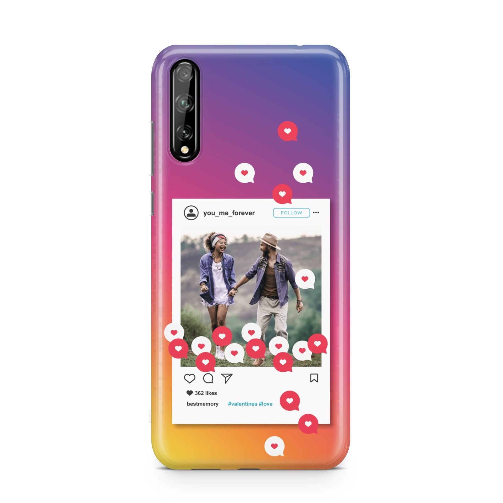 Personalised Social Media Photo Huawei Enjoy 10s Phone Case