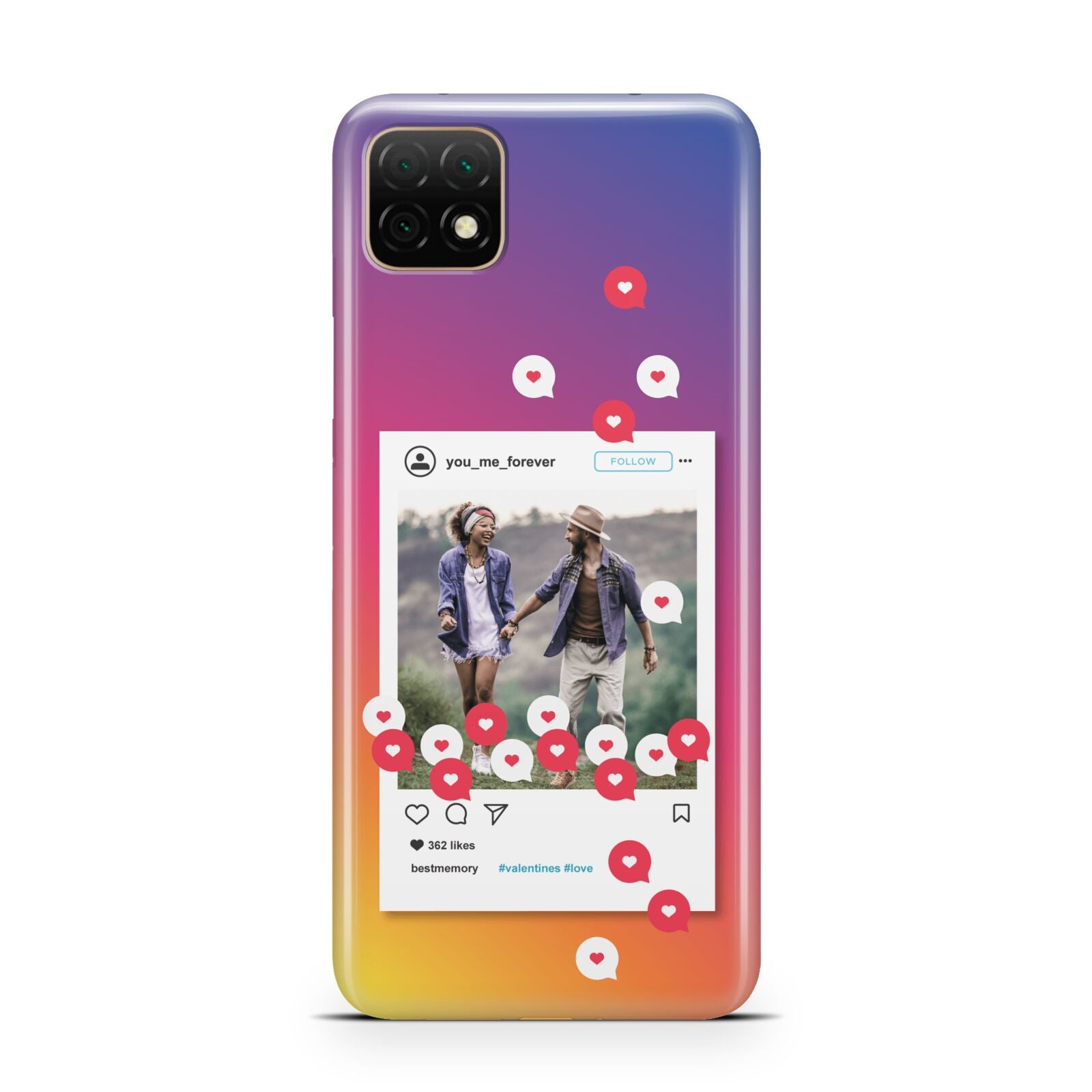 Personalised Social Media Photo Huawei Enjoy 20 Phone Case