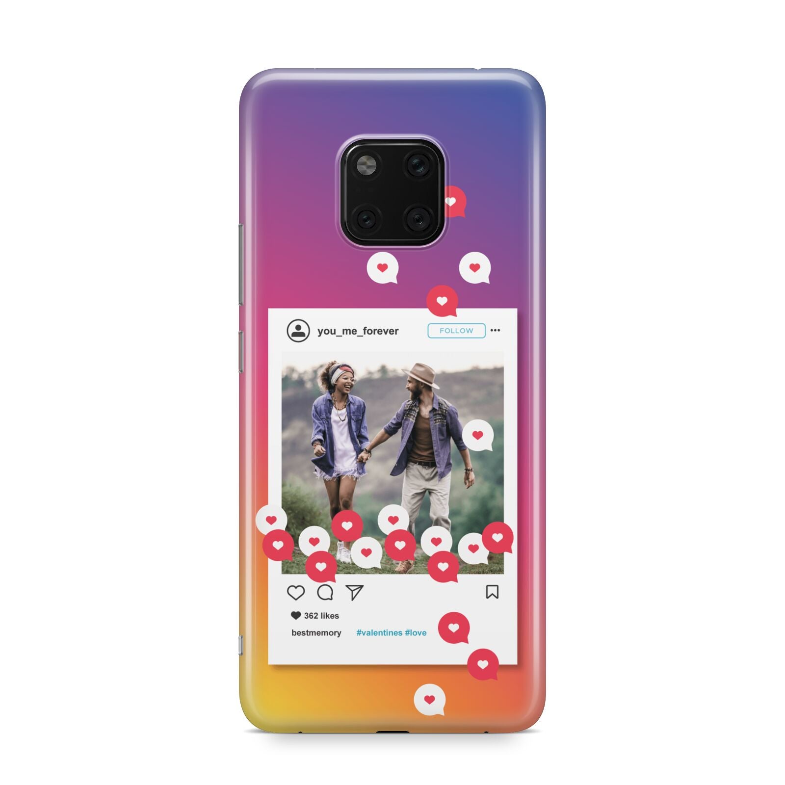 Personalised Social Media Photo Huawei Mate 20 Pro Phone Case