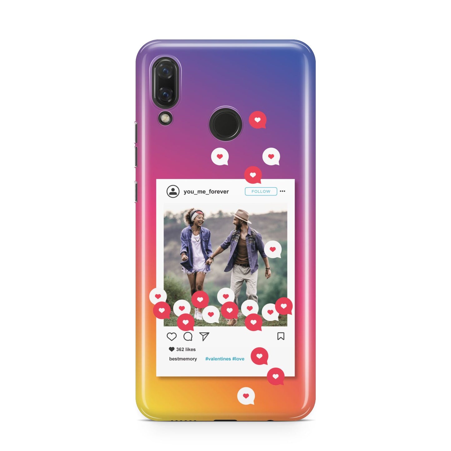 Personalised Social Media Photo Huawei Nova 3 Phone Case