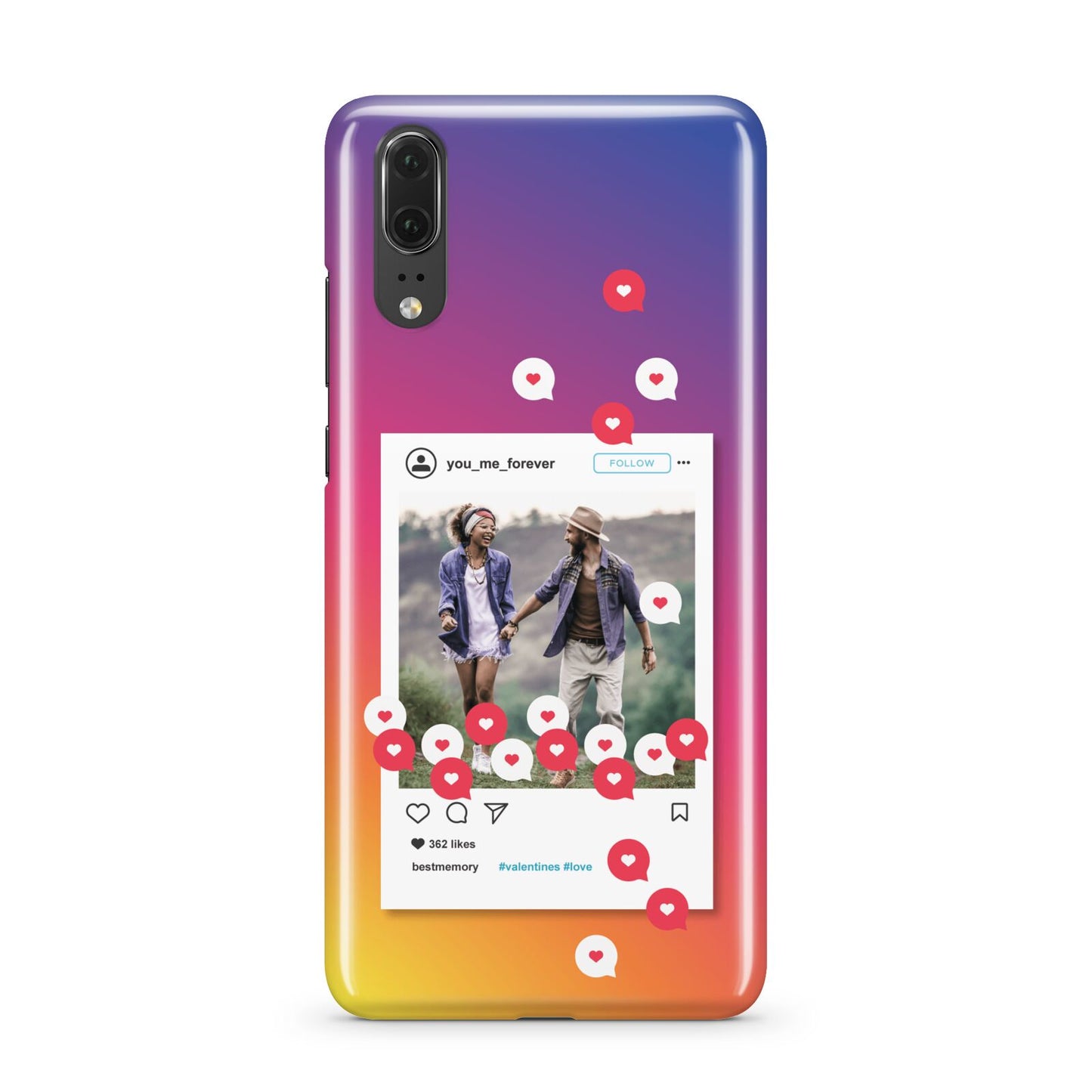 Personalised Social Media Photo Huawei P20 Phone Case