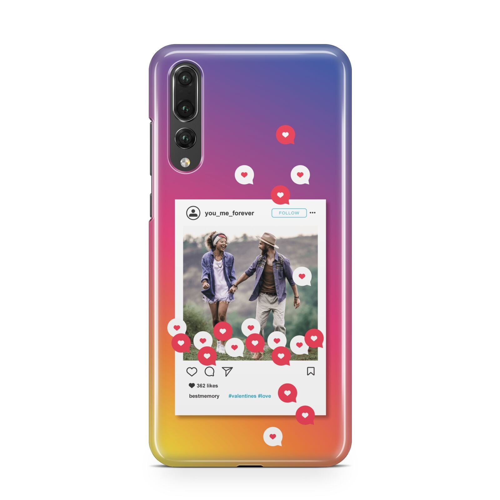 Personalised Social Media Photo Huawei P20 Pro Phone Case