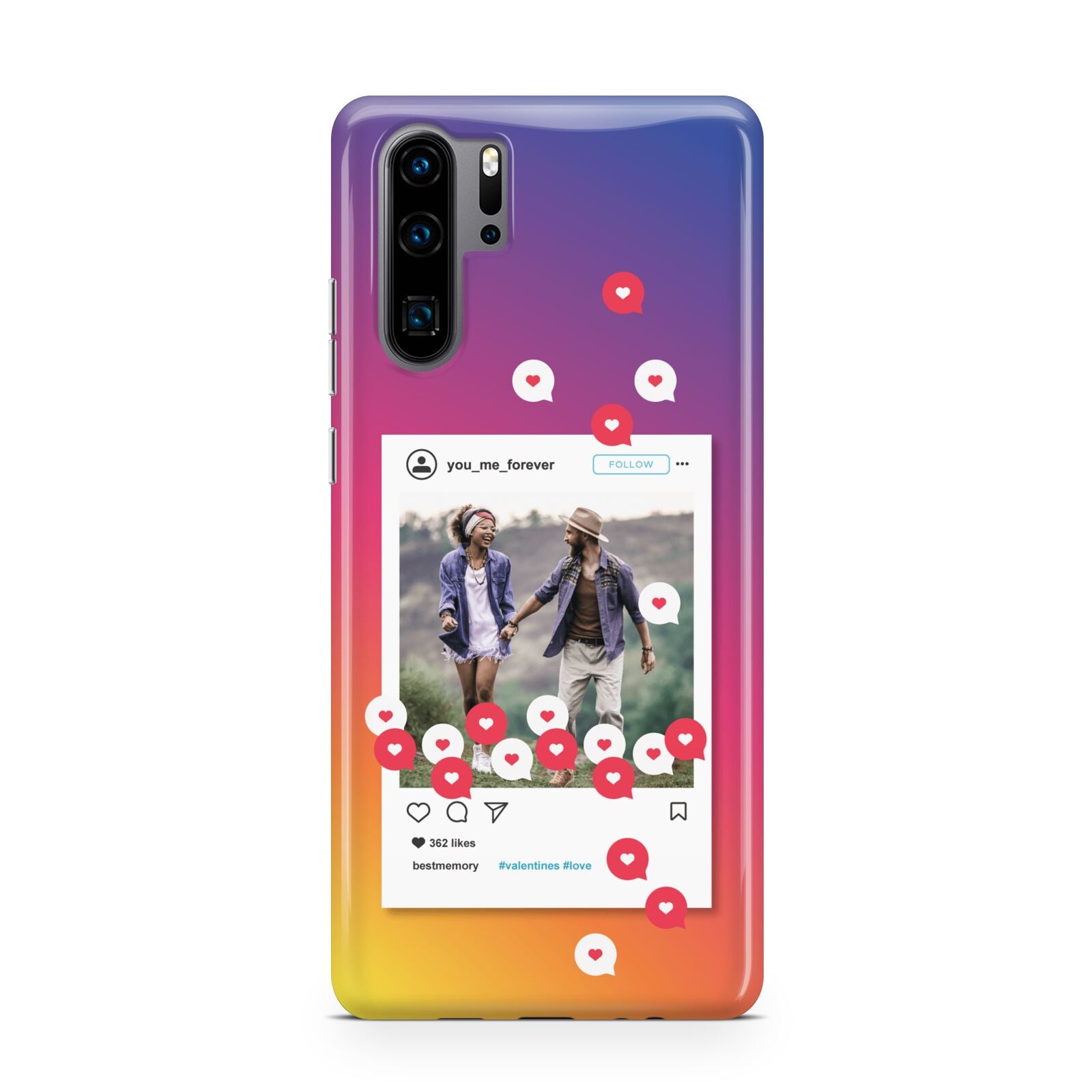 Personalised Social Media Photo Huawei P30 Pro Phone Case