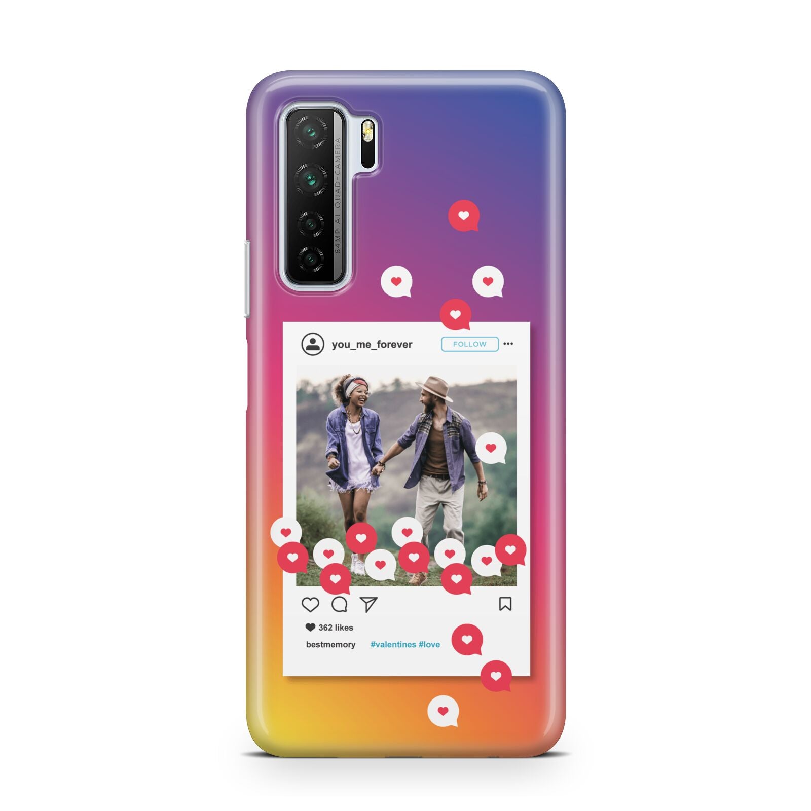 Personalised Social Media Photo Huawei P40 Lite 5G Phone Case