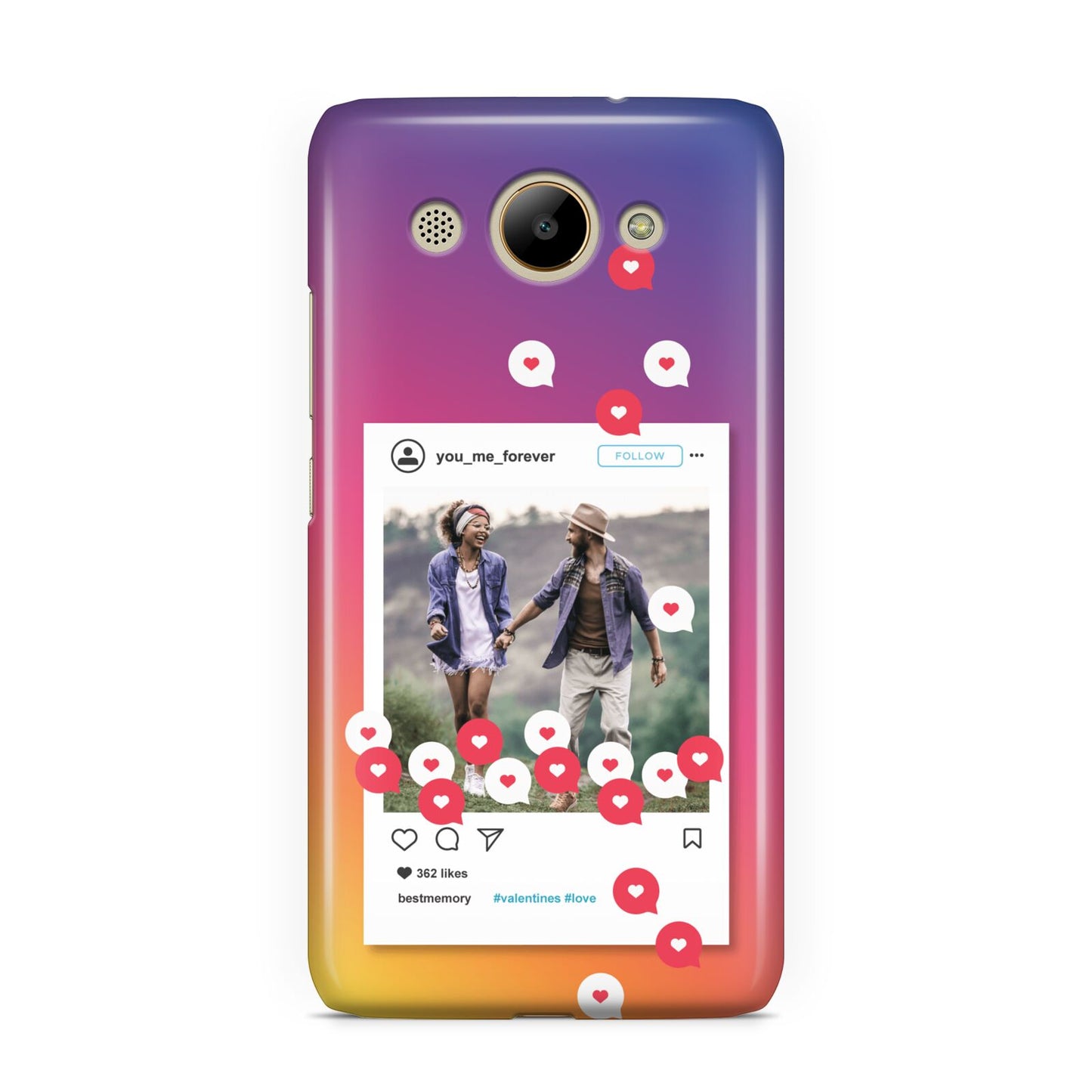 Personalised Social Media Photo Huawei Y3 2017