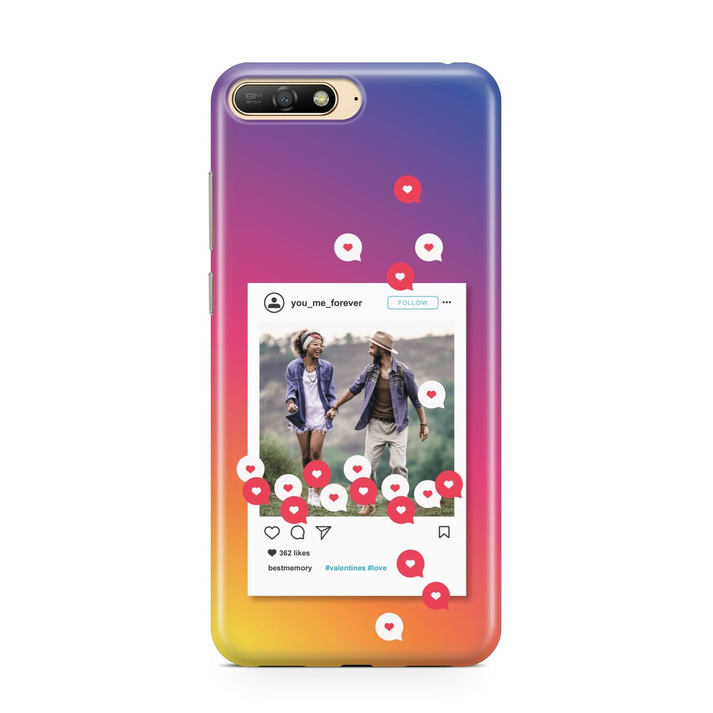 Personalised Social Media Photo Huawei Y6 2018