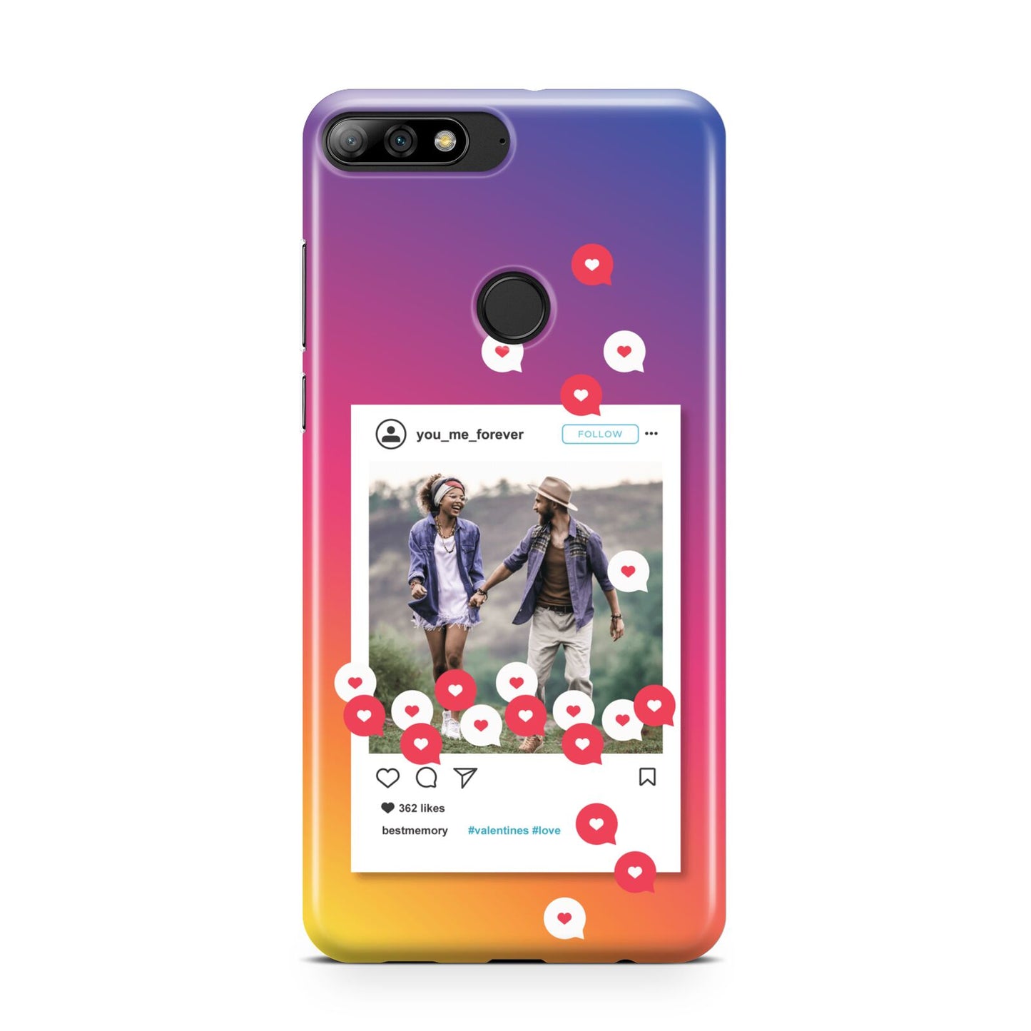 Personalised Social Media Photo Huawei Y7 2018